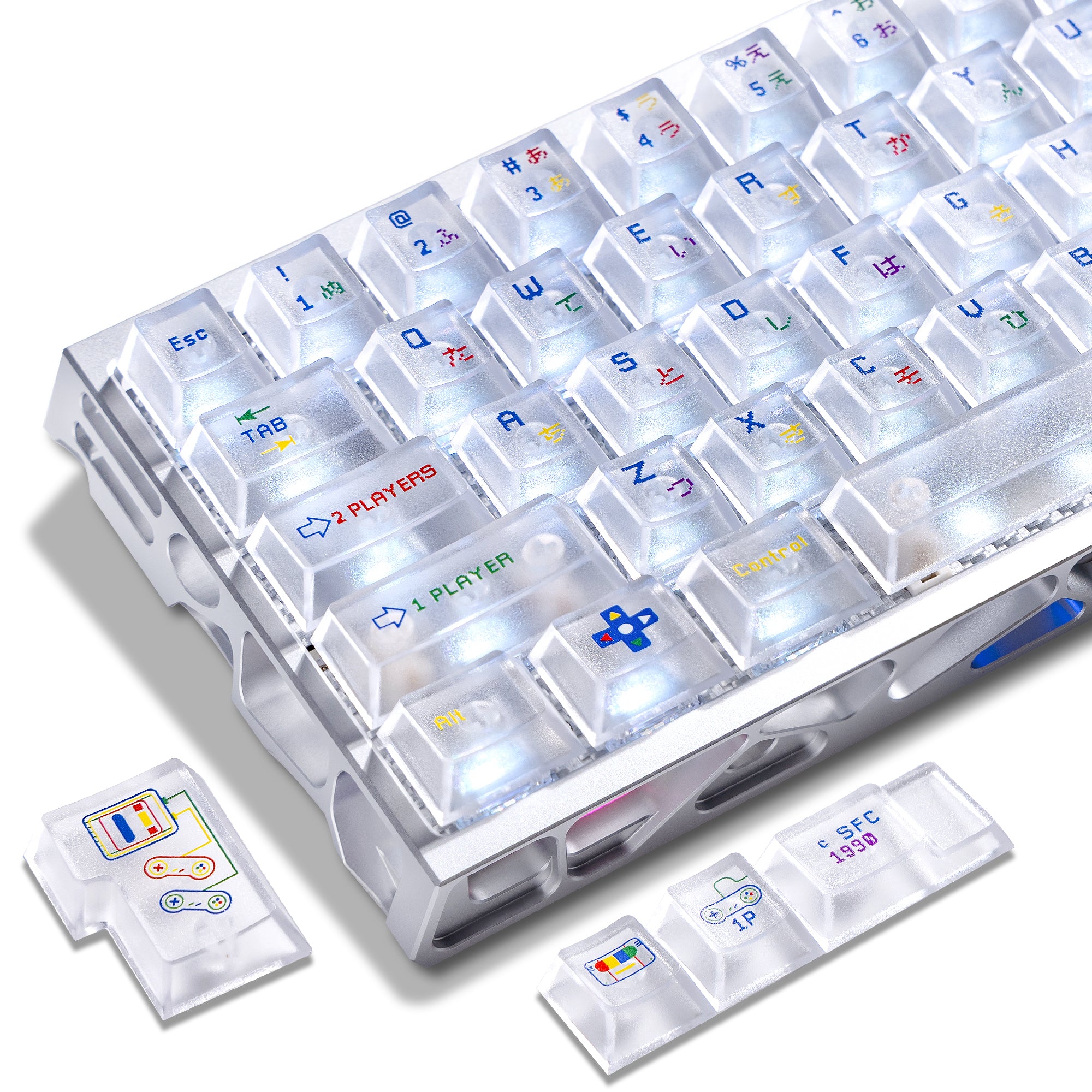 Womier Shine-Through Keycaps UV Print
