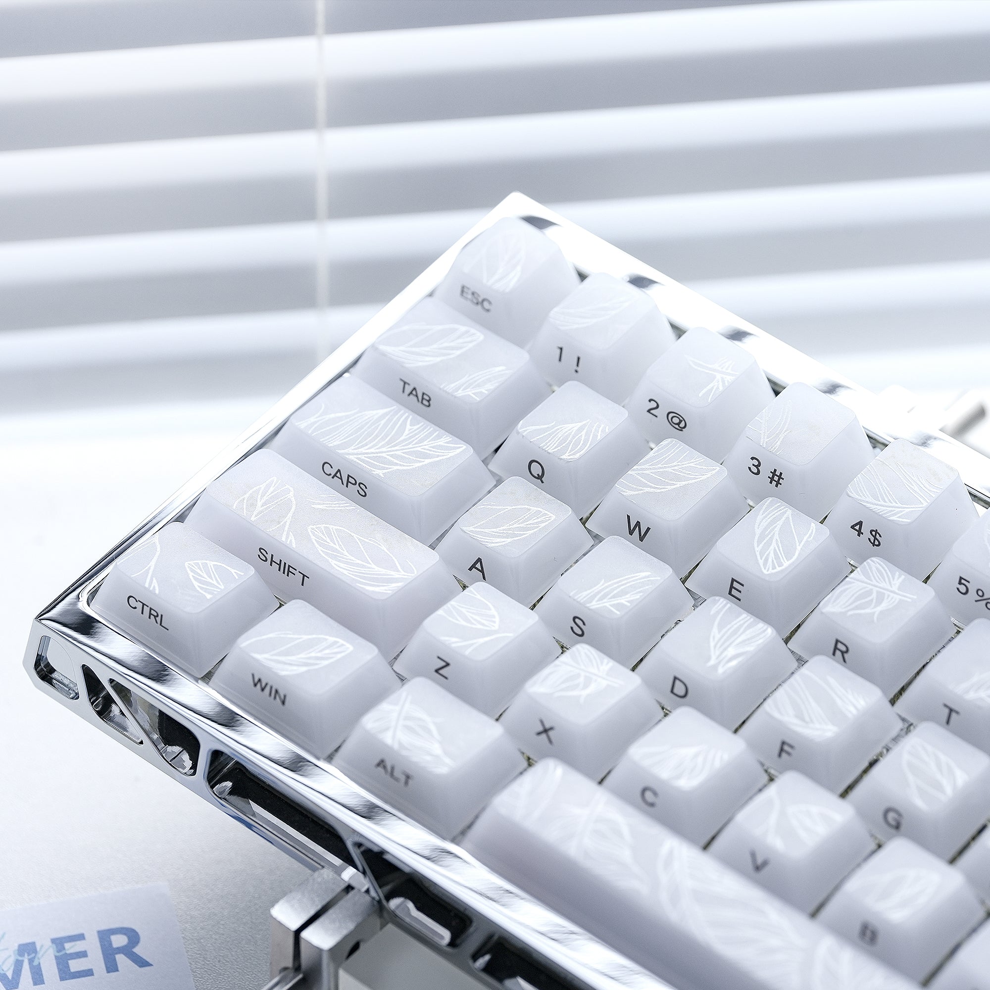 Womier Keycaps - Frost Feather - Cherry Side-Printed (115 Keys)