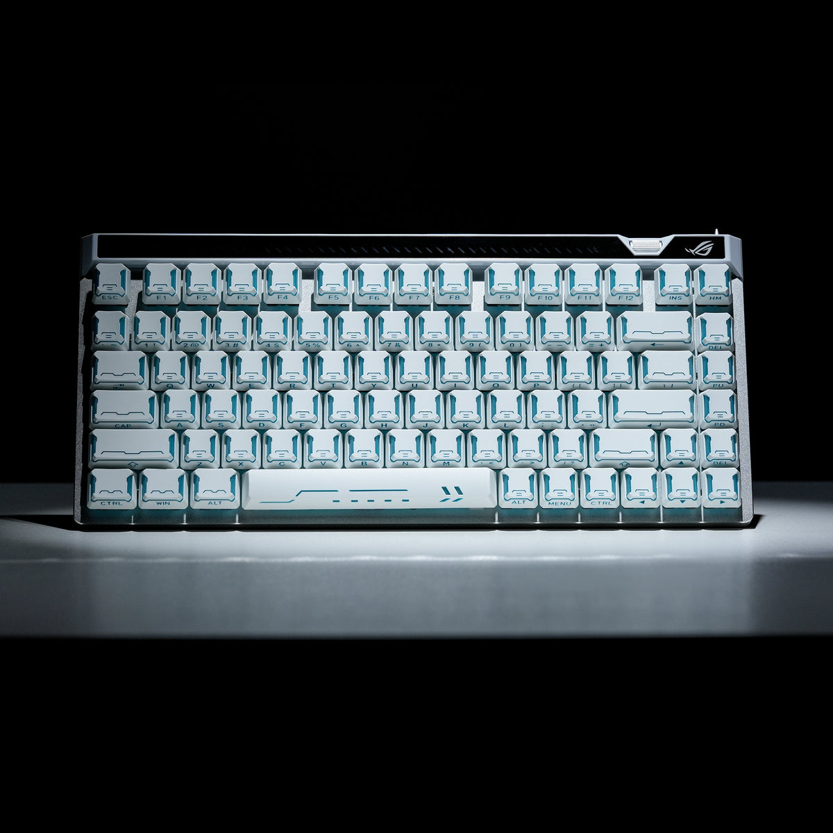 Womier Star Prism White-Blue Cherry Profile Shine-Through Keycap Set (136-Key)