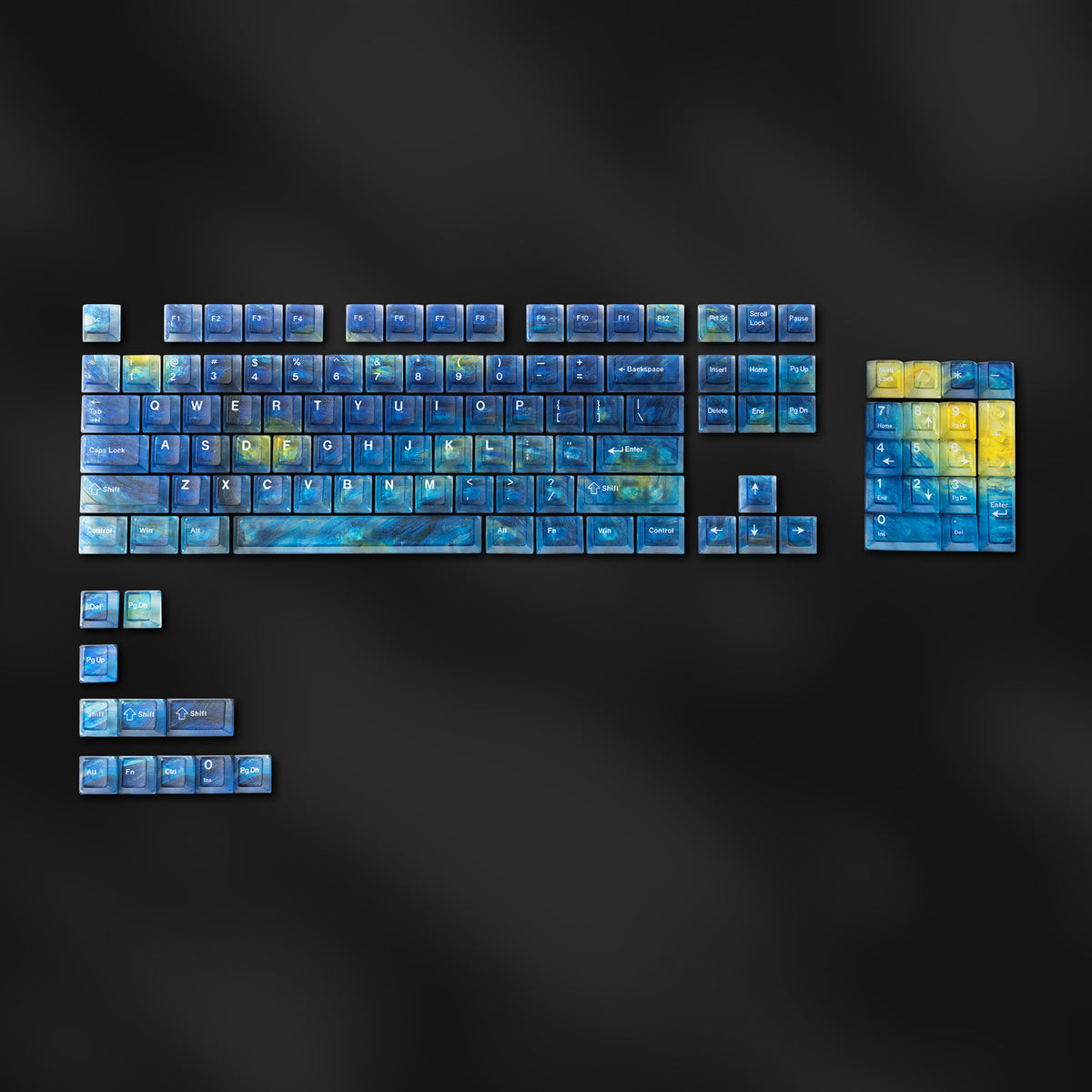 Womier Shine-Through Keycaps UV Print (115 Keys)