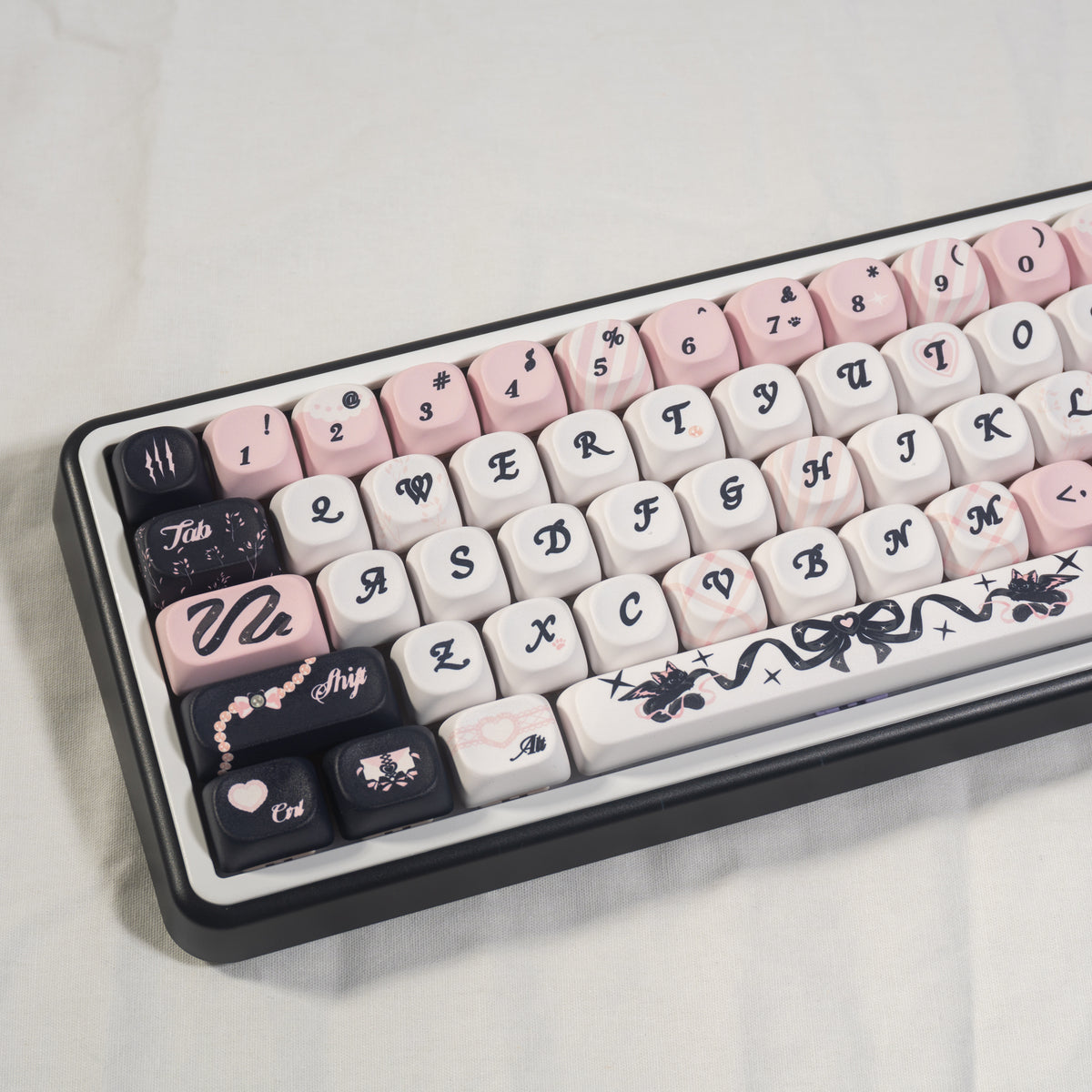 Womier Plaid Girl MOA Profile Dye-Sublimation PBT Keycap Set