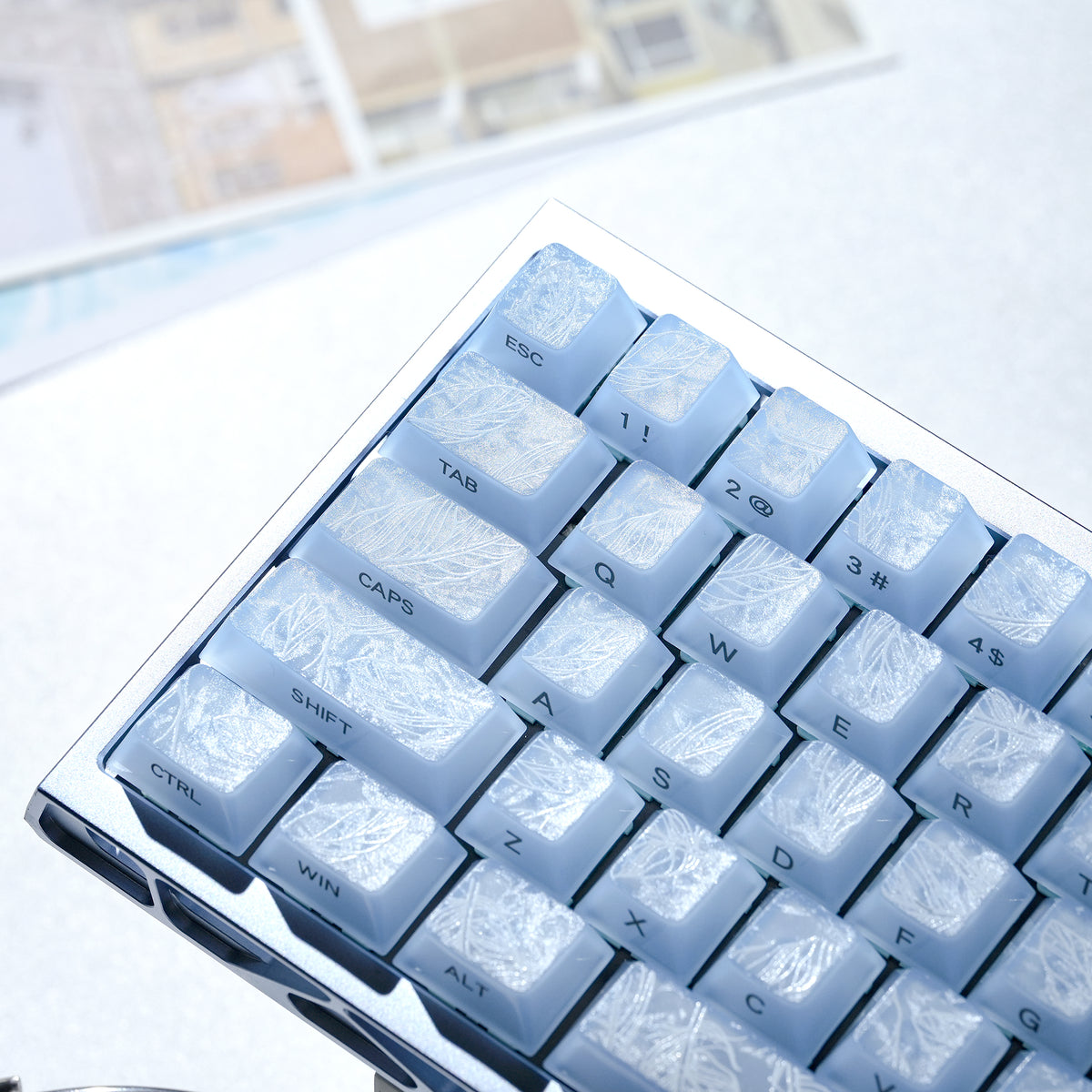 Womier Keycaps - Frost Feather - Cherry Side-Printed (115 Keys)