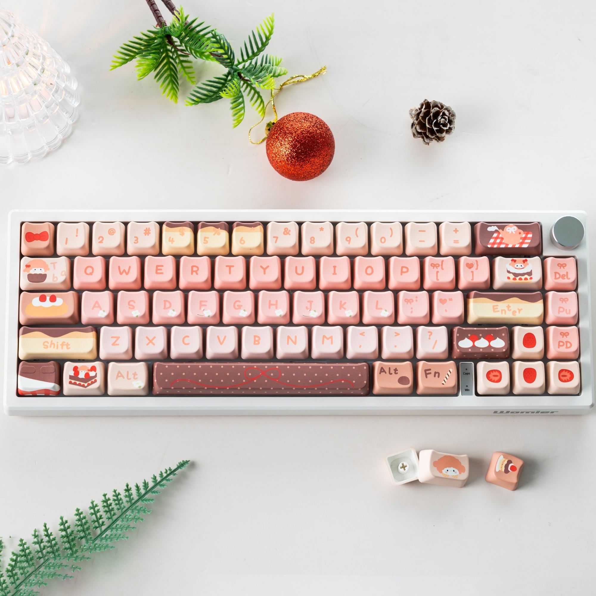 Womier Blushed Animals MAO Profile Dye-Sub PBT Keycap Set (5 Colorways) - Womier Keyboard