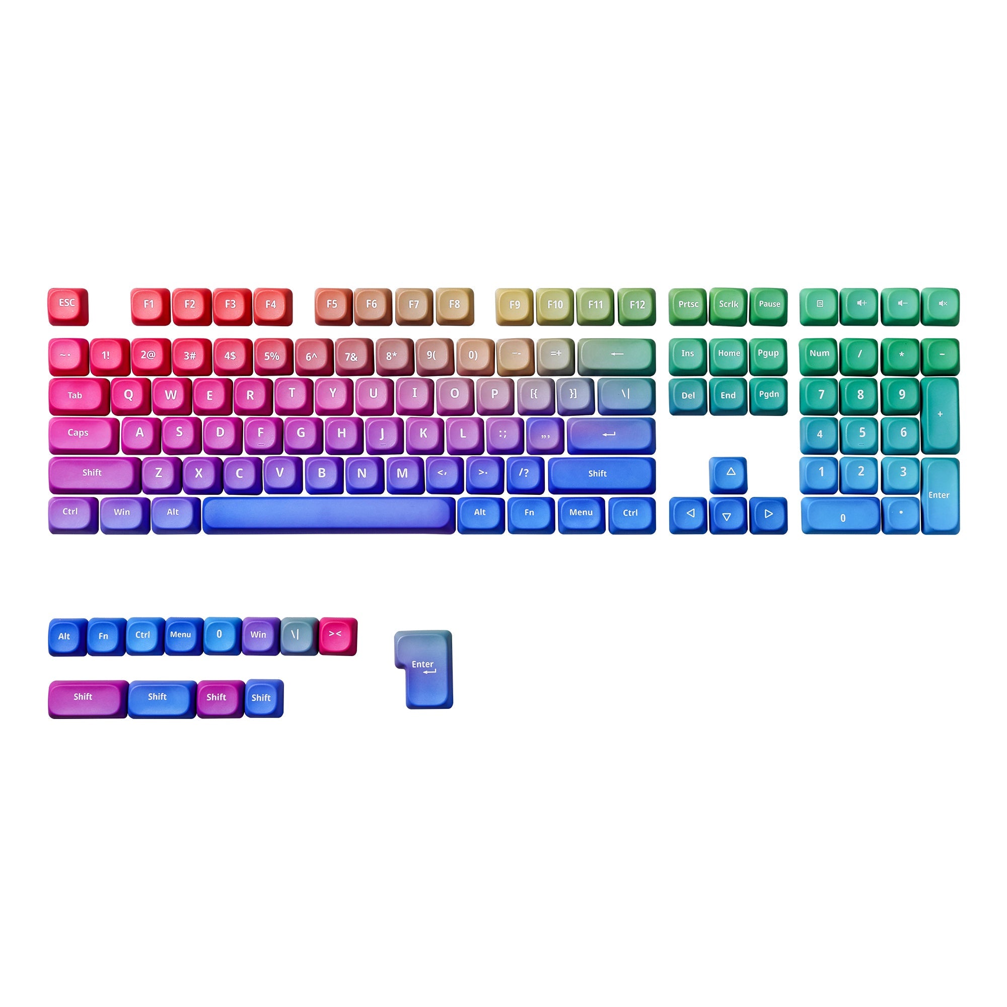 Womier Candy MOA Profile Dye-Sublimation PBT Keycap Set - Womier Keyboard