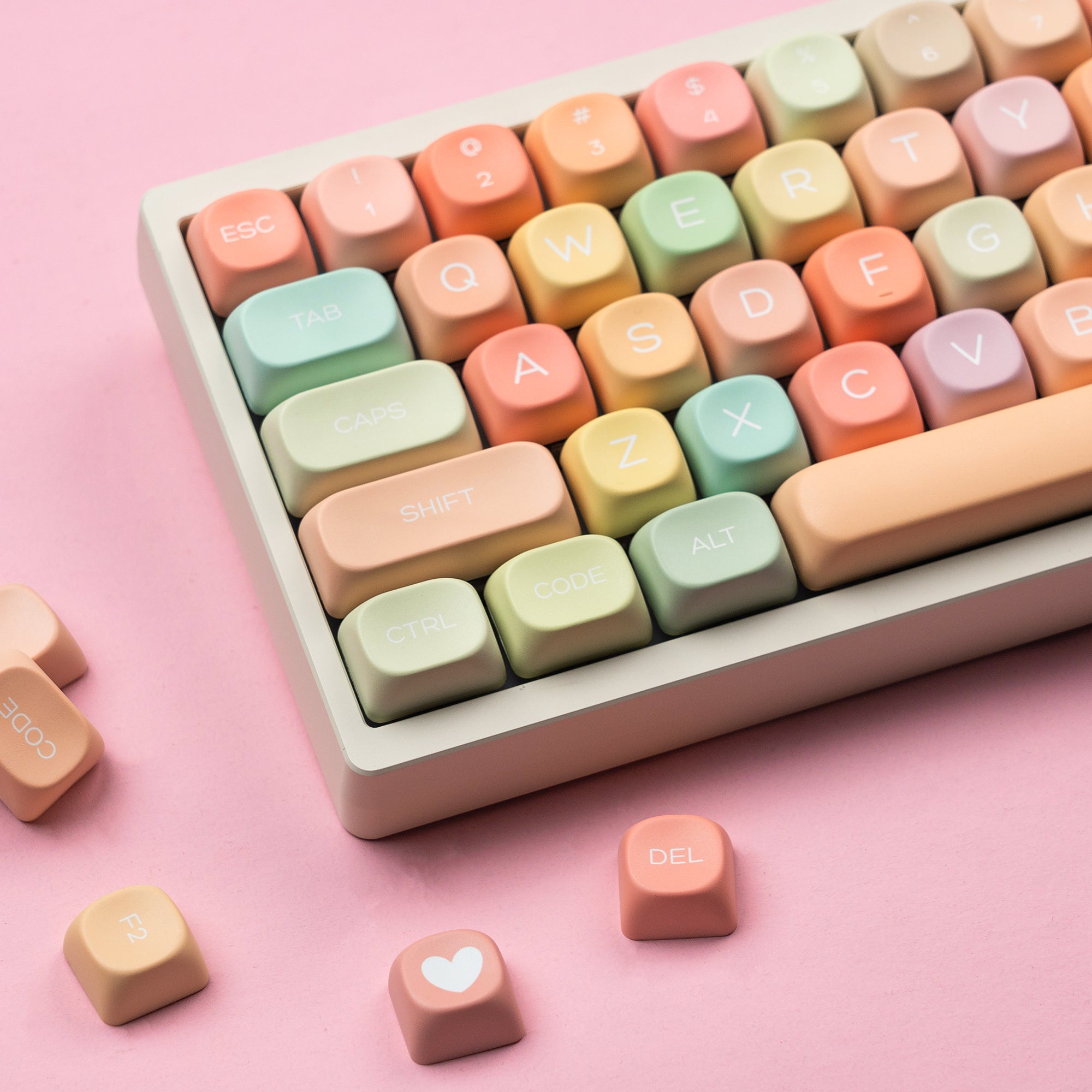 Womier Candy MOA Profile Dye - Sublimation PBT Keycap Set - Womier Keyboard