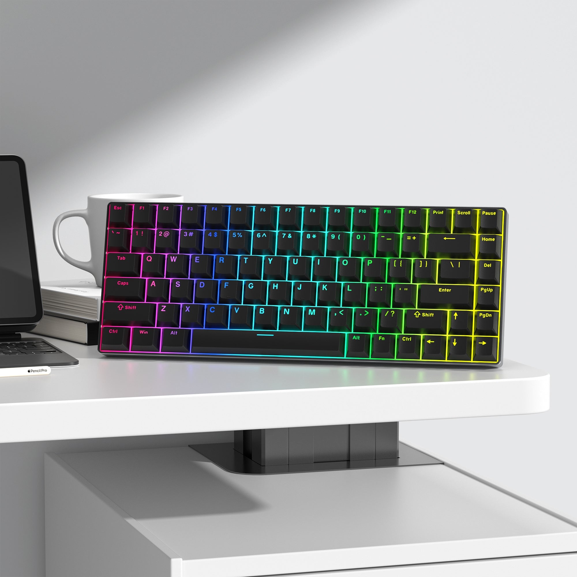 Womier Cherry Profile Single - Color Shine - Through PBT 124 - Key Keycaps - Womier Keyboard