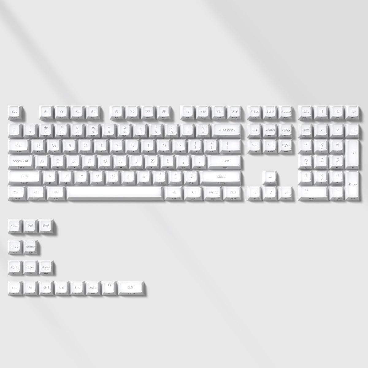 Womier Keyboard Womier Crystal Jello 124-Key Side-Printed ASA Profile Keycap Set