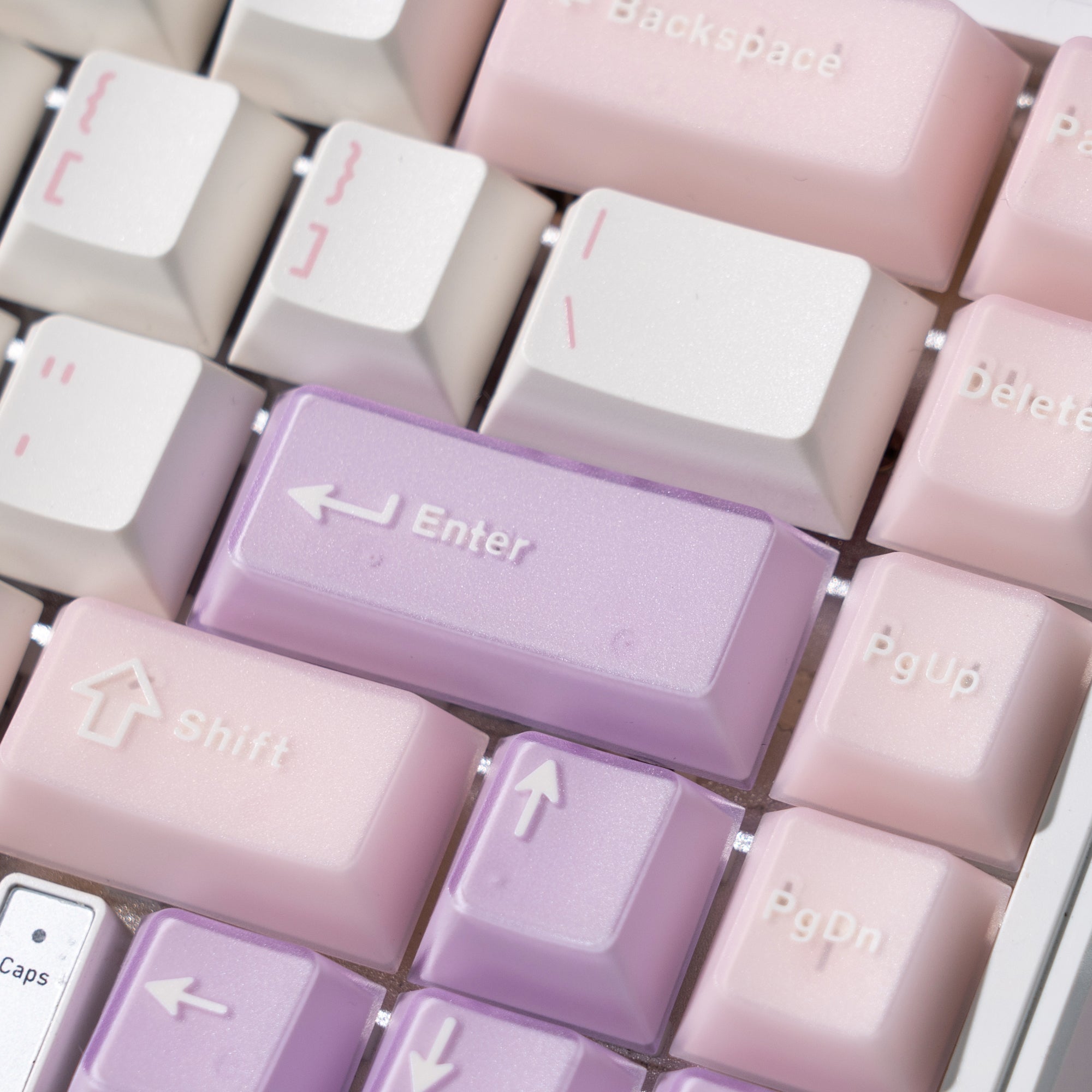 Womier Cube Jade Double - Shot Cherry Profile PBT Keycap Set - Womier Keyboard