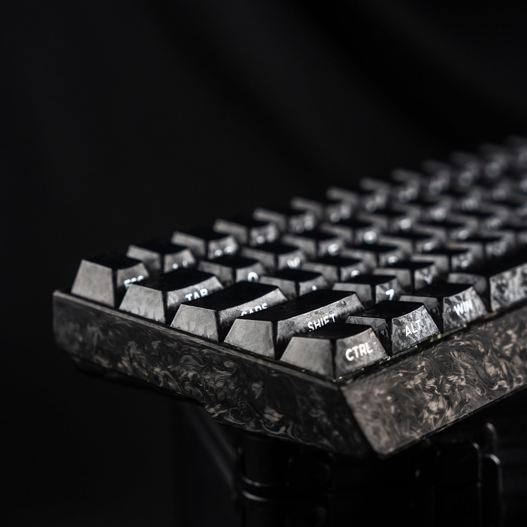 Womier Forged Carbon 109 - Key Cherry Profile PBT Keycap Set - Womier Keyboard