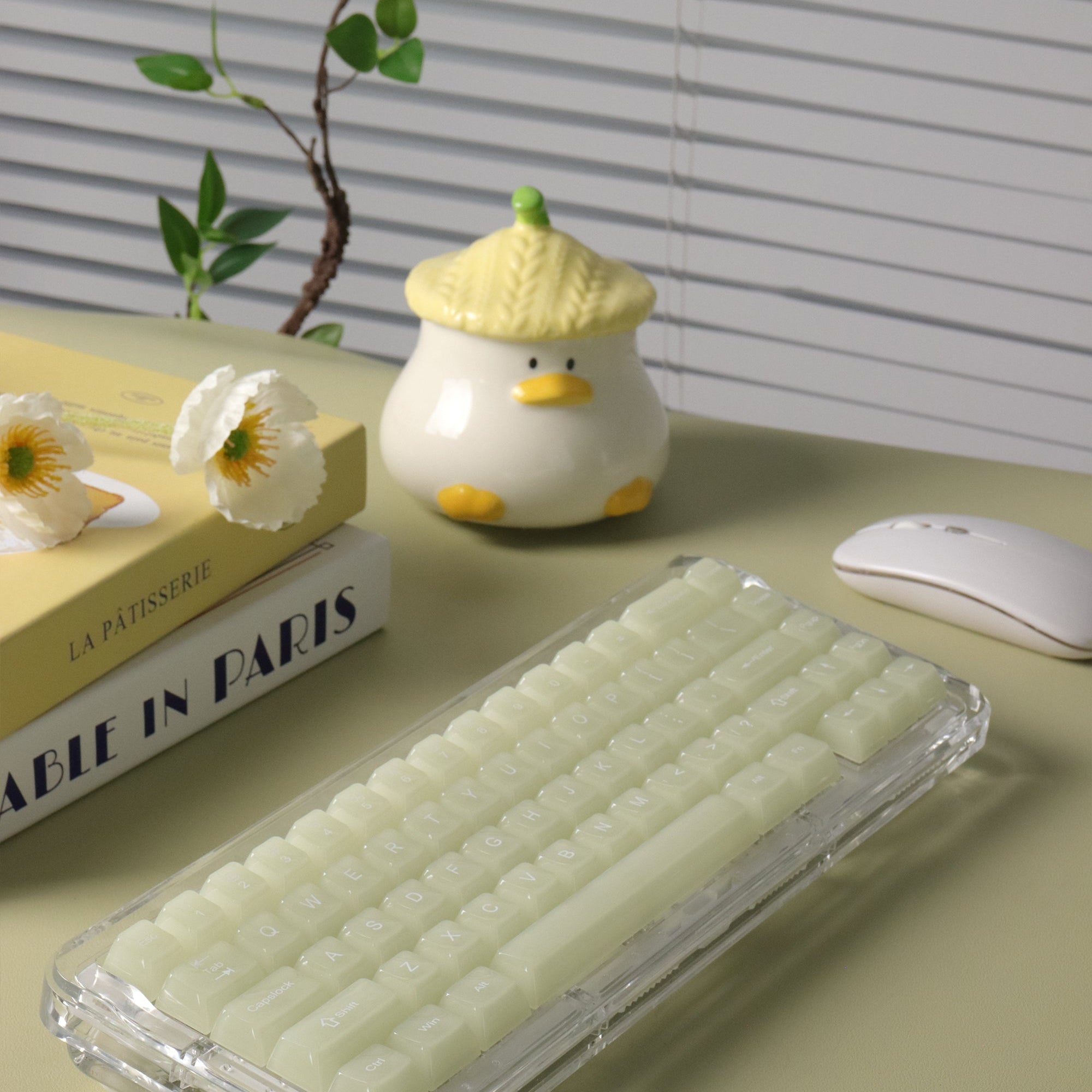 Womier Frosty Jello 115 - Key MDA Profile Translucent PC Keycap Set - Womier Keyboard