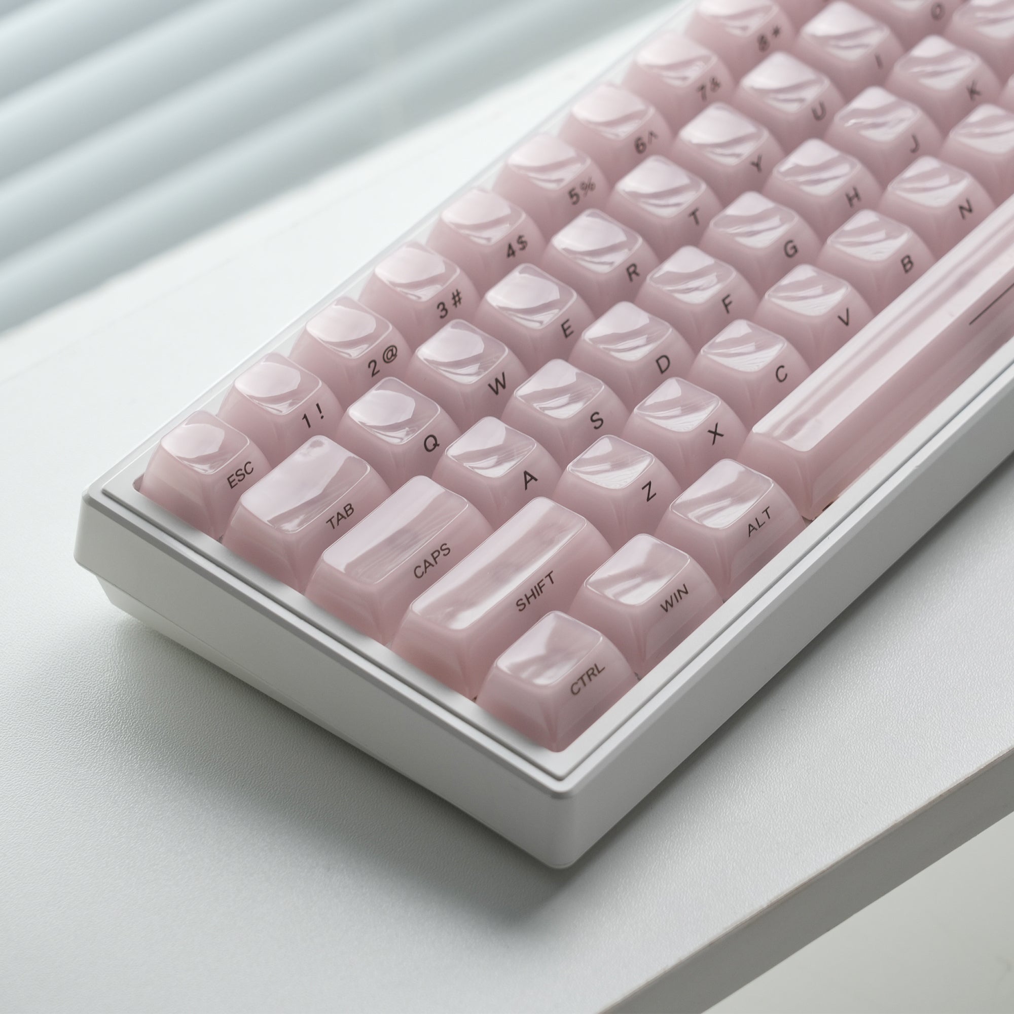 Womier Frosty Jello 115 - Key MDA Profile Translucent PC Keycap Set - Womier Keyboard