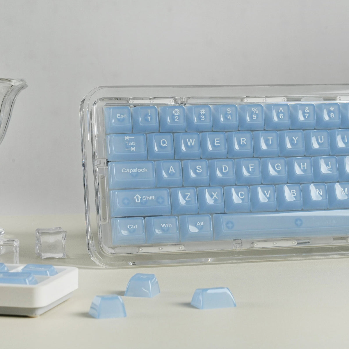 Womier Frosty Jello 115-Key MDA Profile Translucent PC Keycap Set - Womier Keyboard