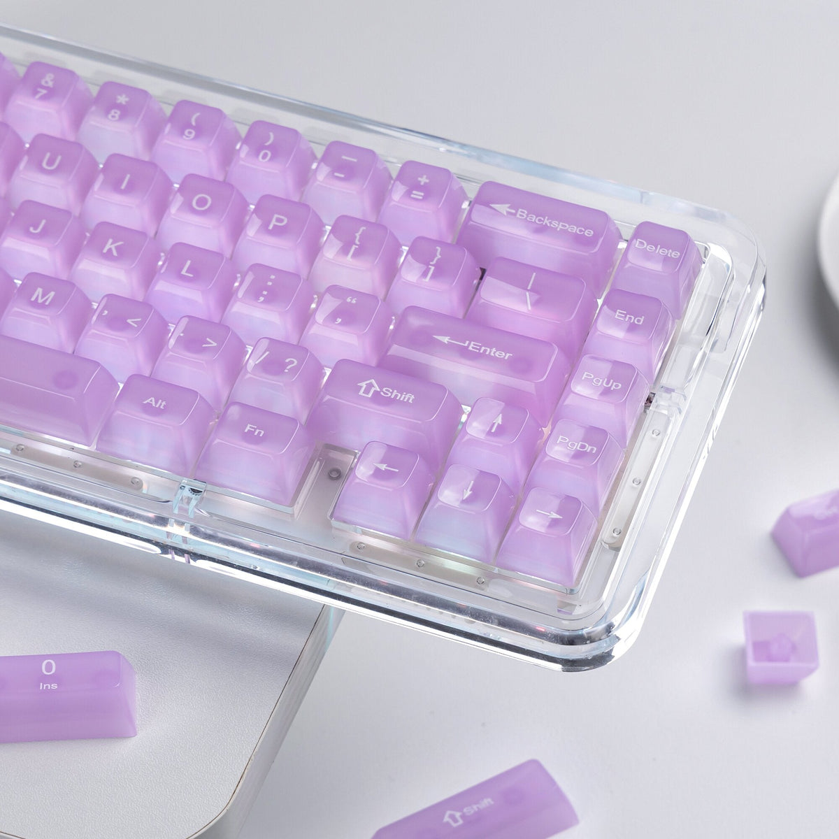 Womier Frosty Jello 115-Key MDA Profile Translucent PC Keycap Set - Womier Keyboard