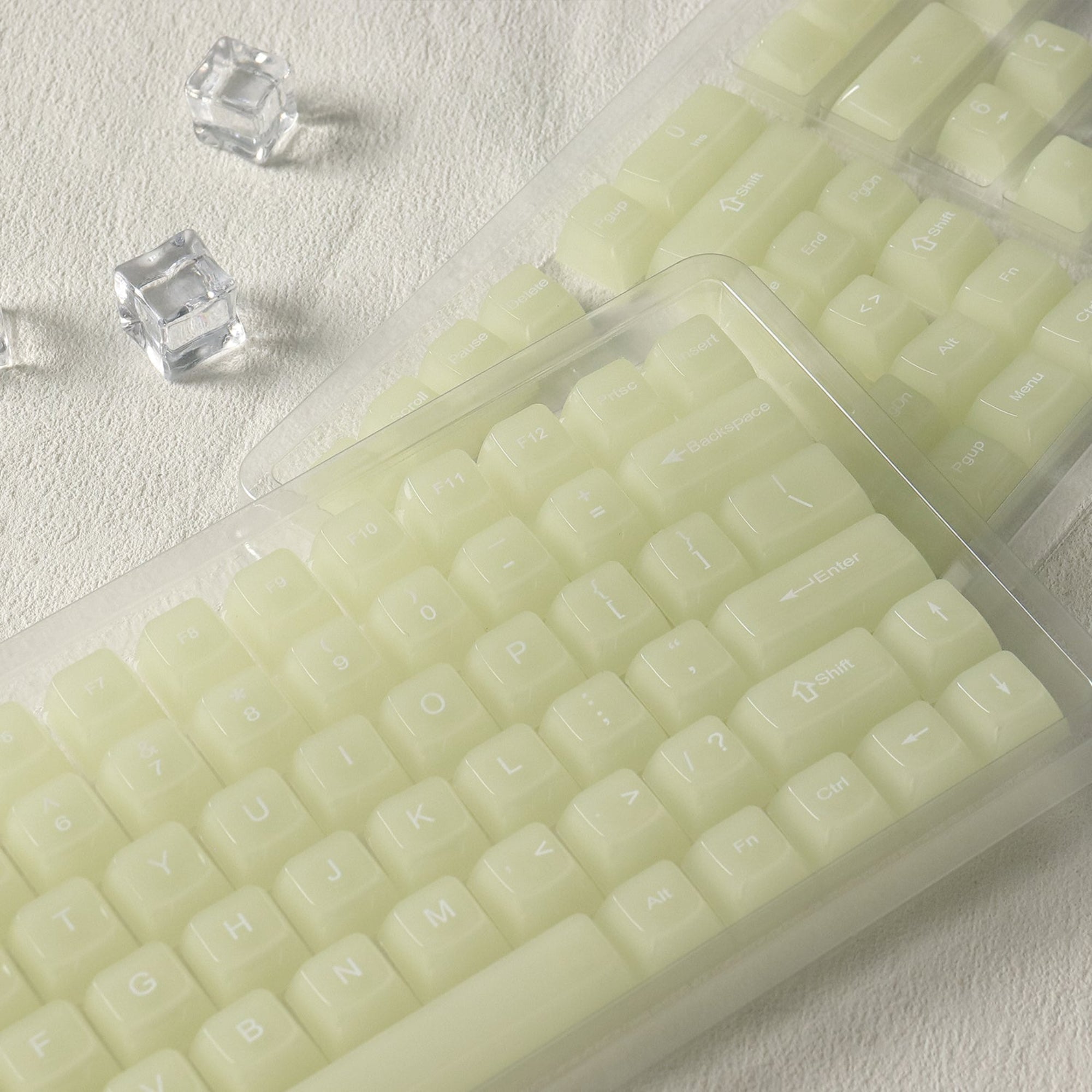 Womier Frosty Jello 115 - Key MDA Profile Translucent PC Keycap Set - Womier Keyboard