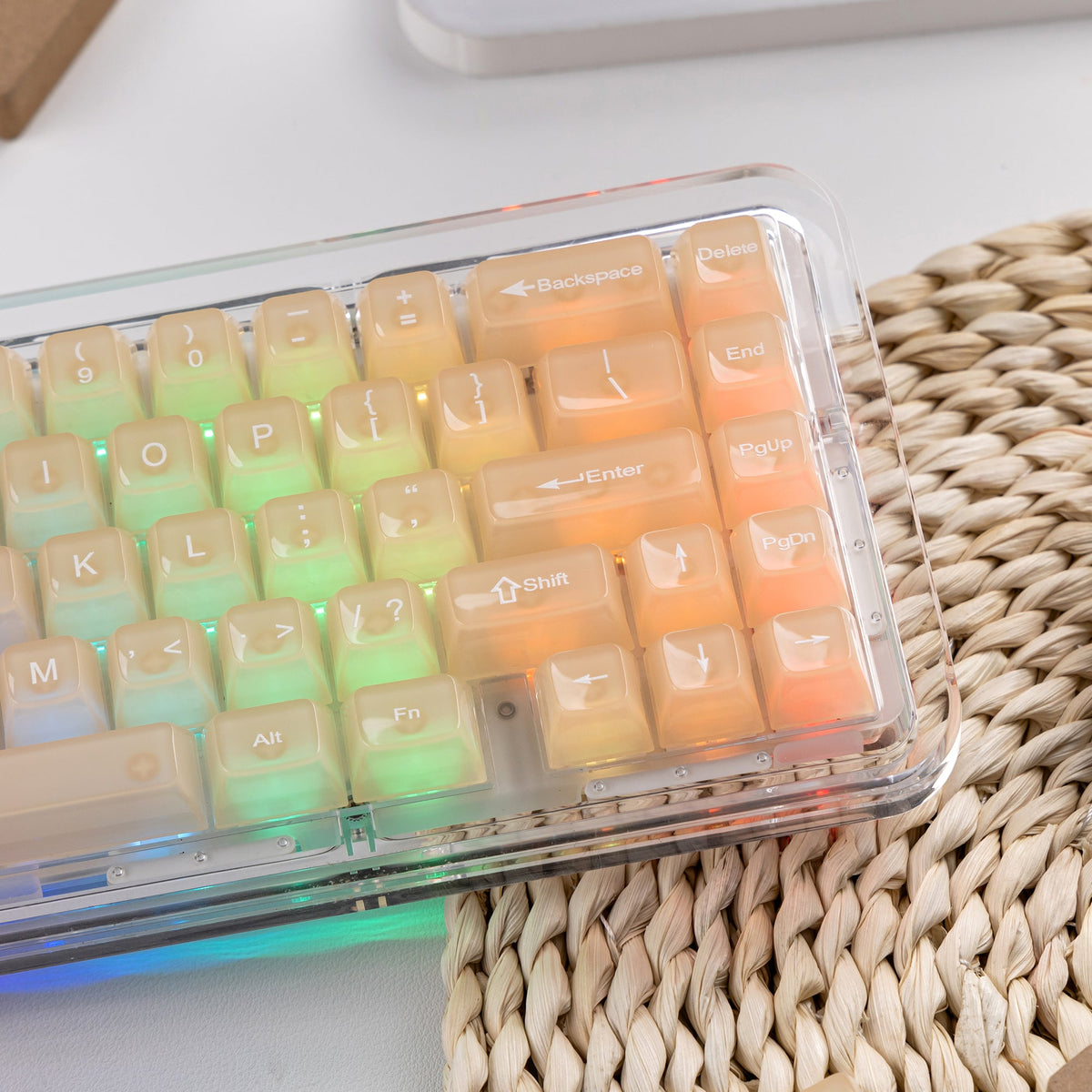 Womier Frosty Jello 115-Key MDA Profile Translucent PC Keycap Set - Womier Keyboard