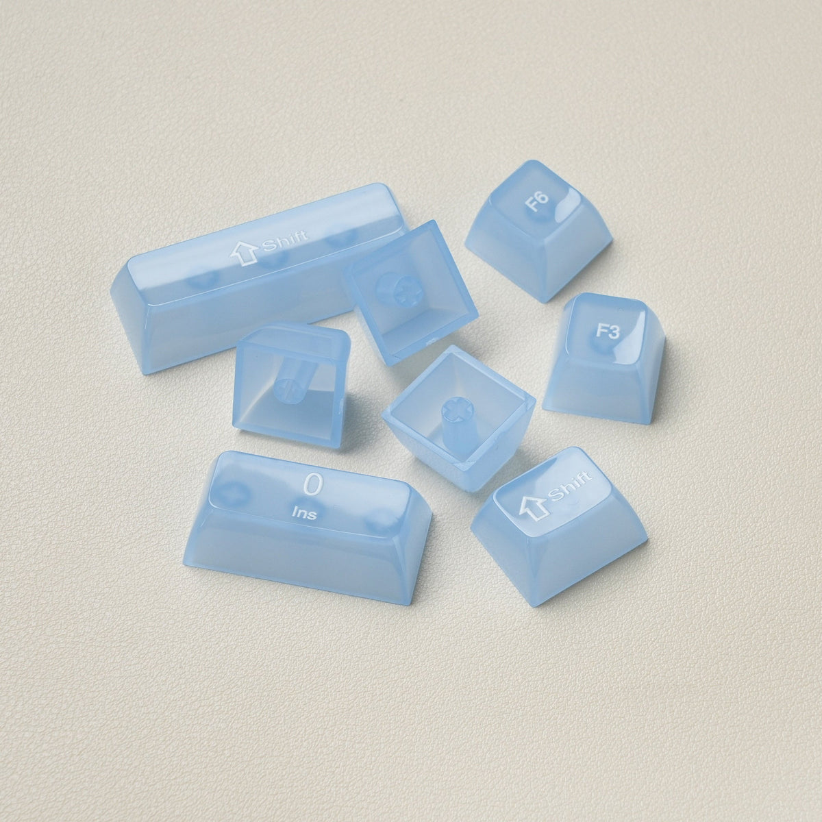 Womier Frosty Jello 115-Key MDA Profile Translucent PC Keycap Set - Womier Keyboard