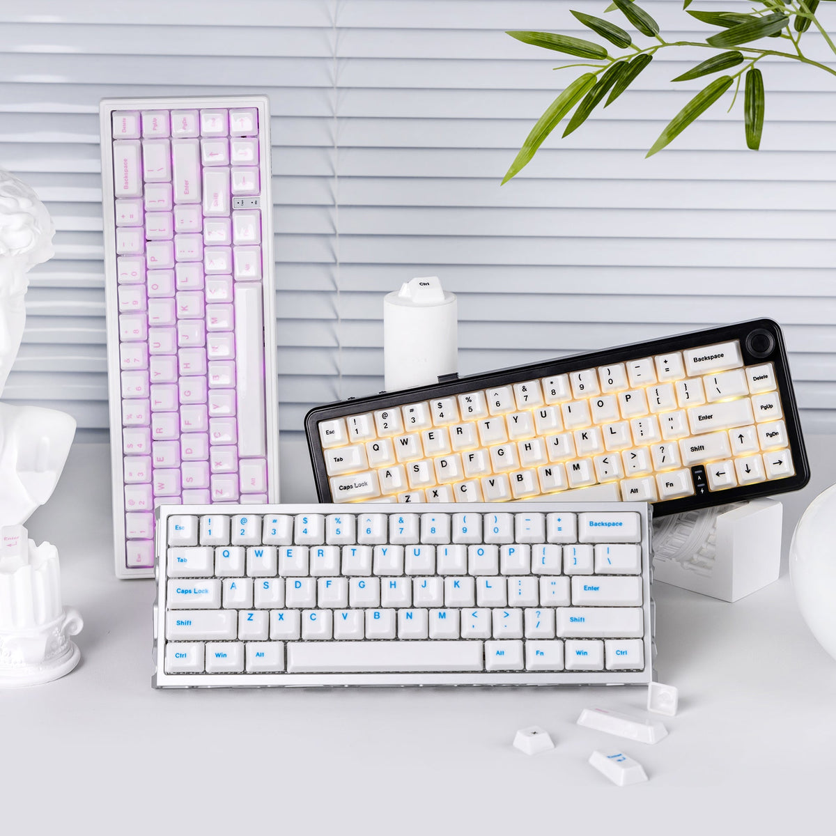 Womier Glaze Ceramic Cherry Profile 120-Key Full Keycap Set - Womier Keyboard