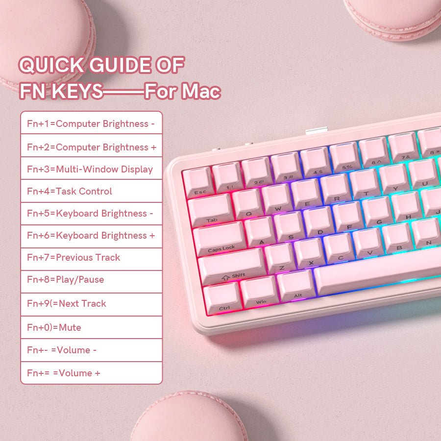 Womier L65 65% Gaming Mechanical Keyboard Wireless with Knob - Womier Keyboard