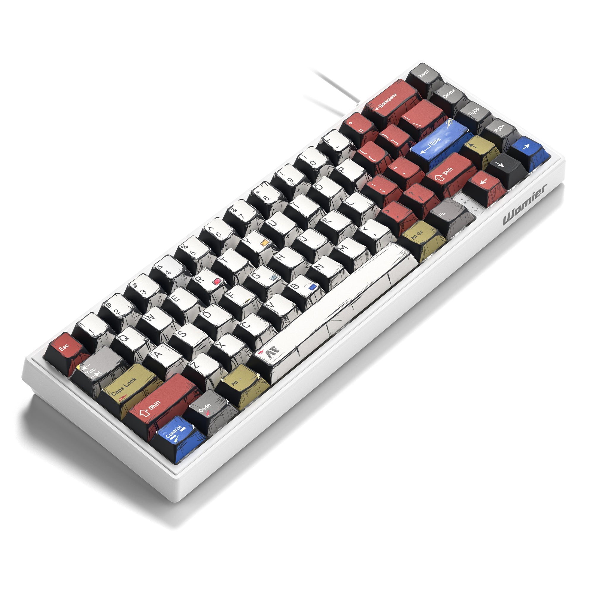 Womier M68 HE V2 65% Themed Hall Effect Wired Gaming Keyboard - Womier Keyboard