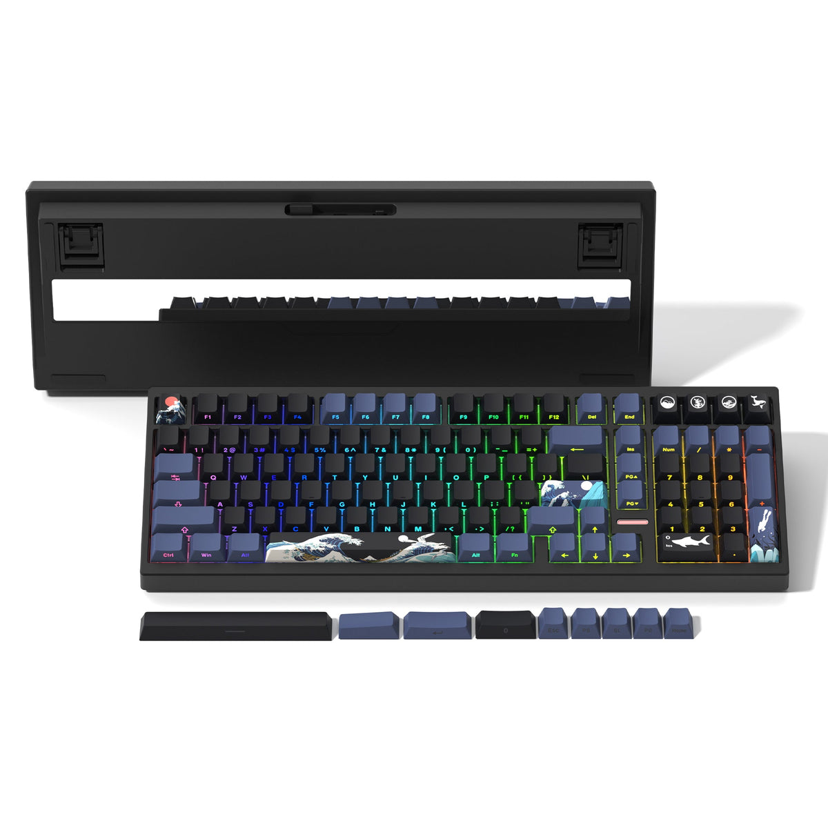 美品✨Womier M90 ワイヤレスキーボード 三モード RGB動作確認済み Amazon.com: Womier M90 Creamy Keyboard with Number Pad, Wireless