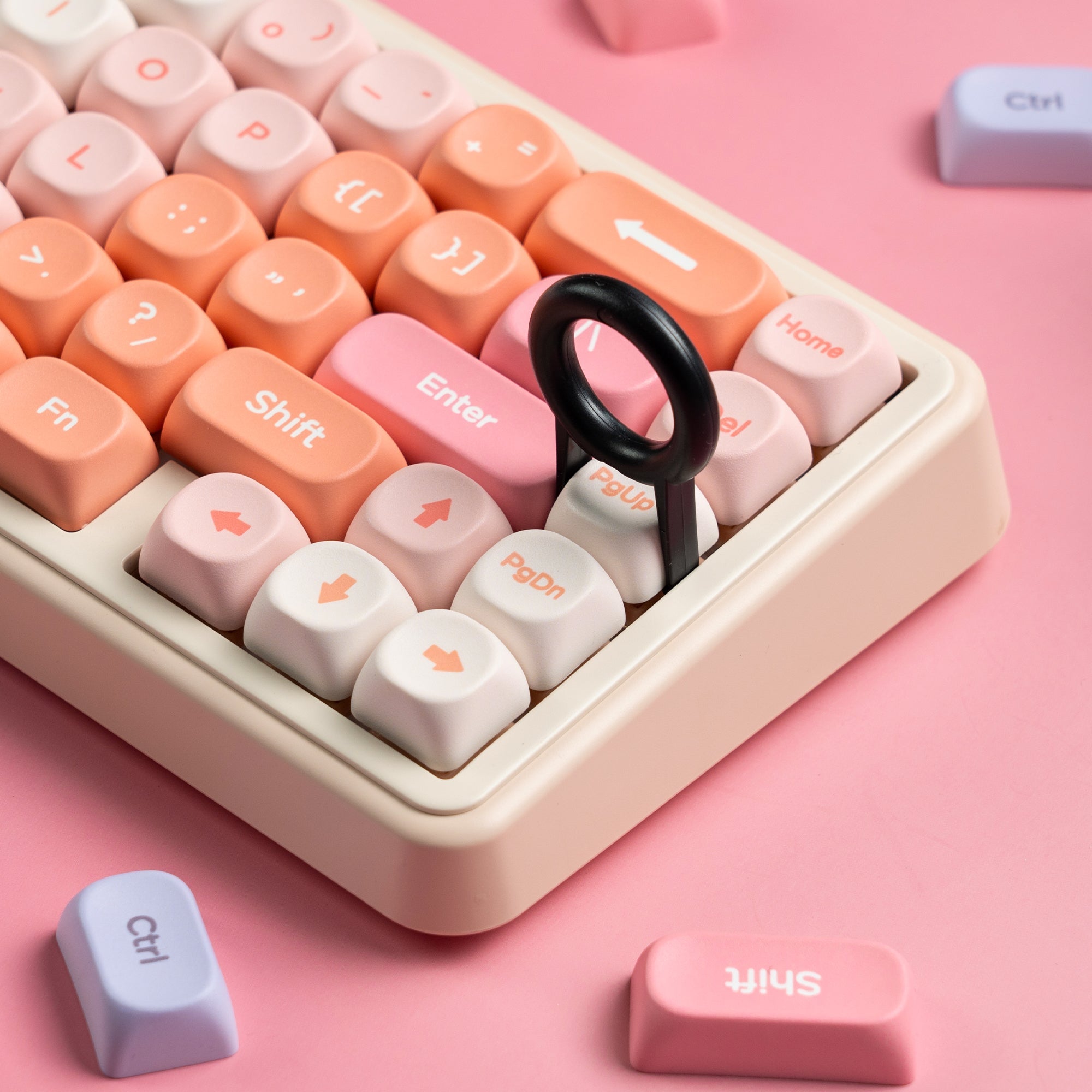 Womier Neon Spectrum MOA Profile Dye - Sublimation PBT Keycap Set - Womier Keyboard
