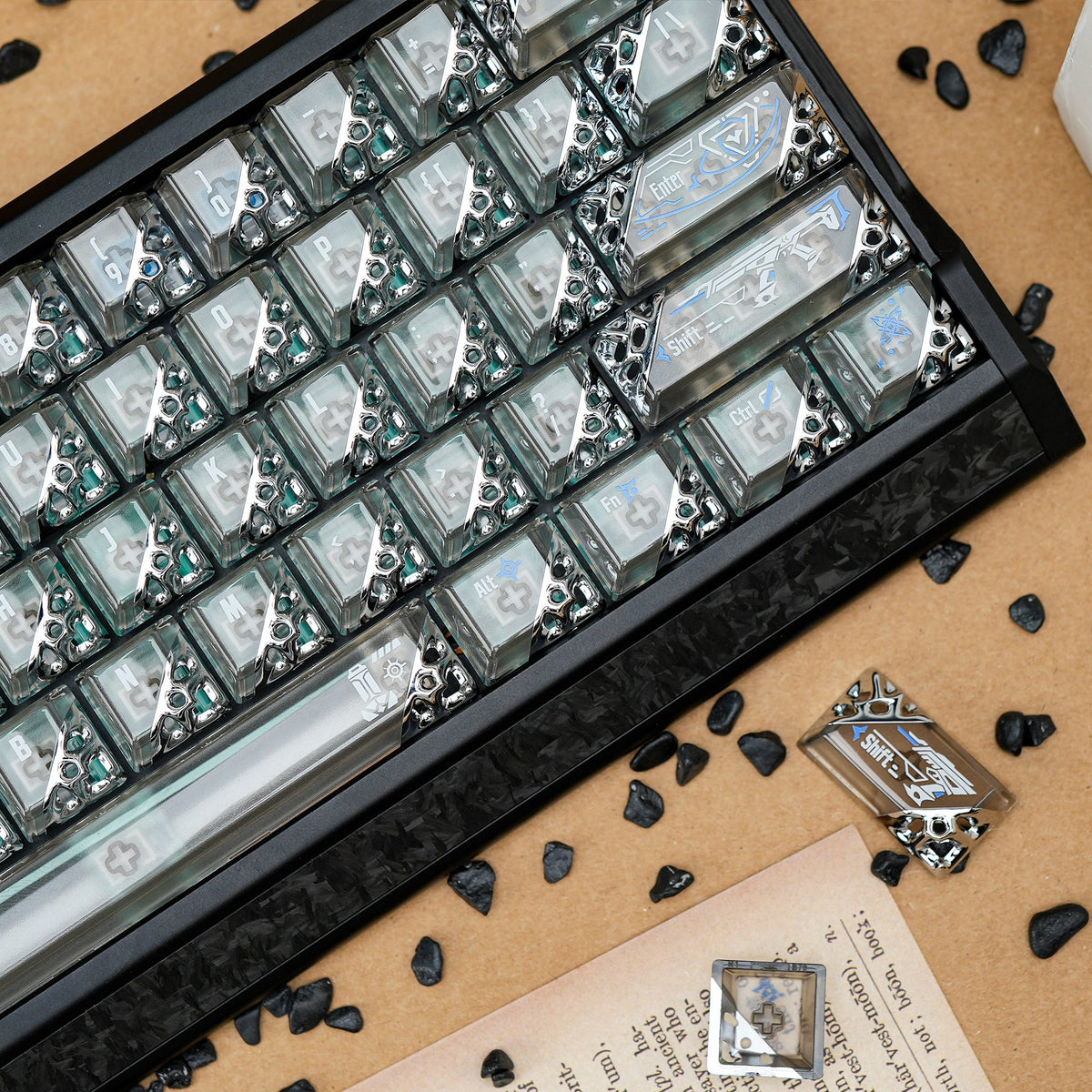 Womier OEM Quantum Honeycomb Keycap Set (102-Key) - Womier Keyboard