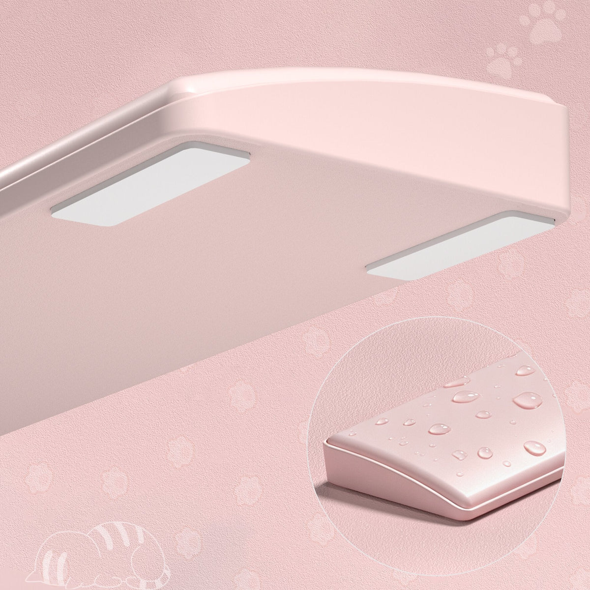 Womier Pink Cat Keyboard Wrist Rest - Womier Keyboard