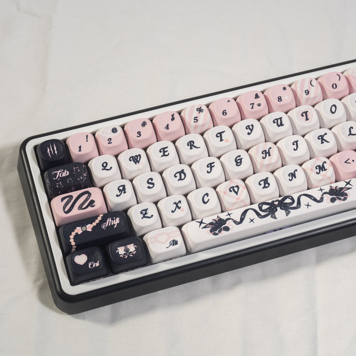 Womier Plaid Girl MOA Profile Dye-Sublimation PBT Keycap Set - Womier Keyboard