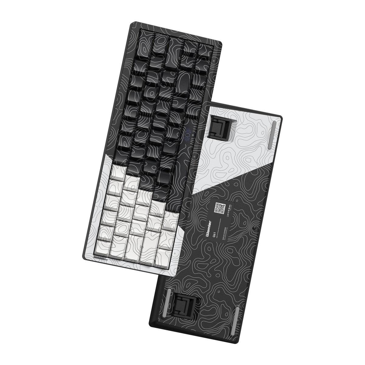 Womier Keyboard Womier Q61 60% QMK/VIA Support Gasket Mounted Wireless Gaming Keyboard