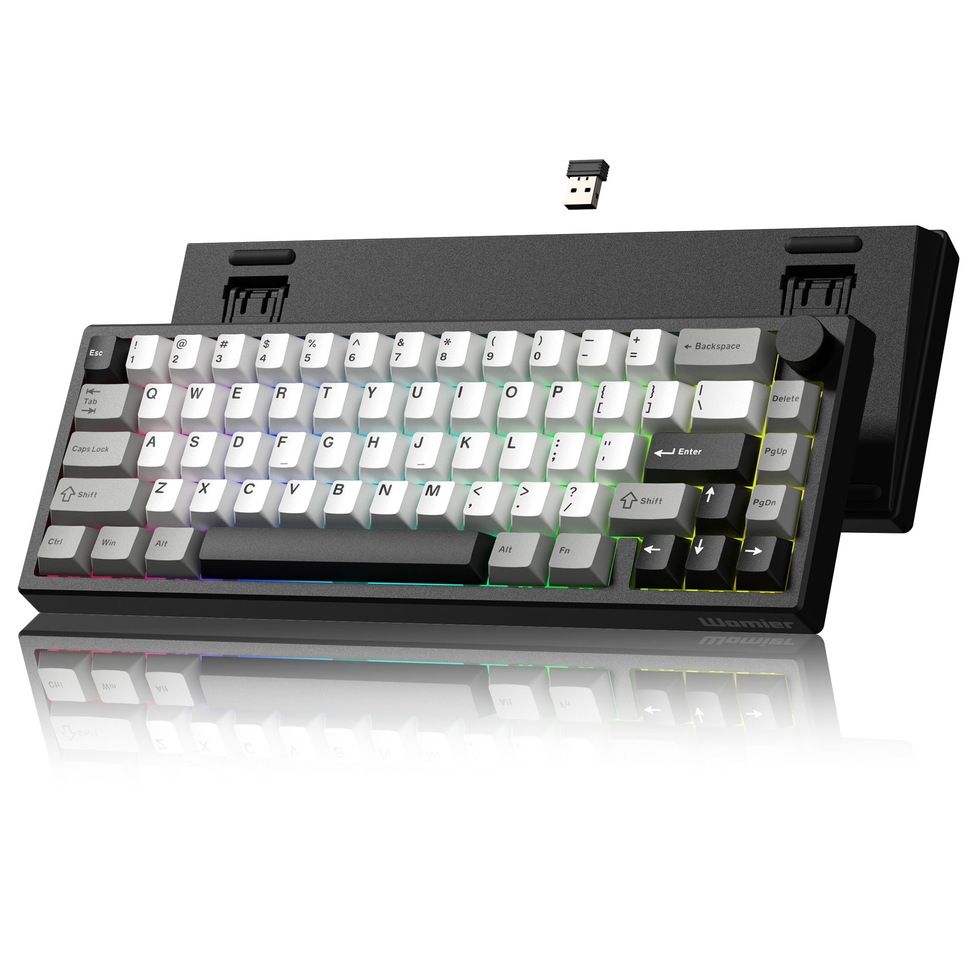 Womier Q61 V2 VIA Support 65% Wireless Mechanical Keyboard with Knob - Womier Keyboard