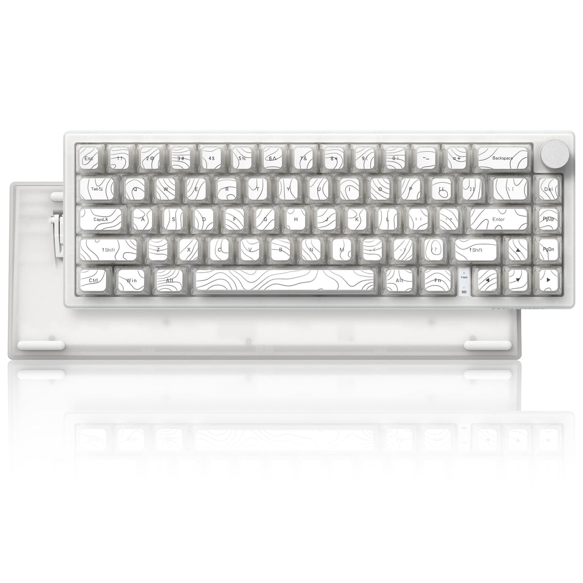 Womier Keyboard Womier Q61 V2 VIA Support 65% Wireless Mechanical Keyboard with Knob