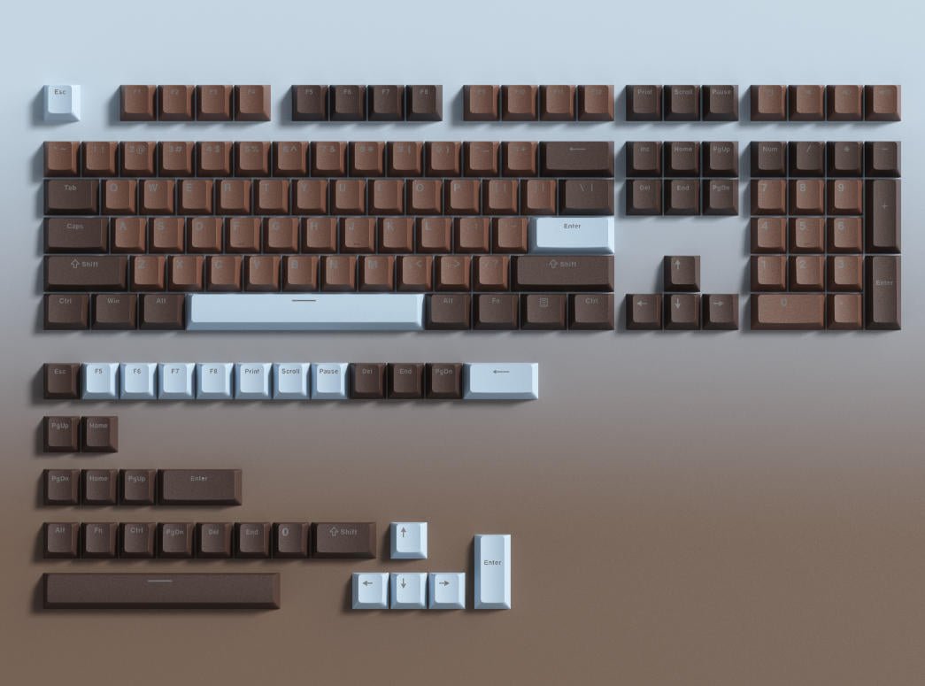 Womier Retro Cherry Series Double - Shot Cherry Profile PBT Keycaps - Womier Keyboard