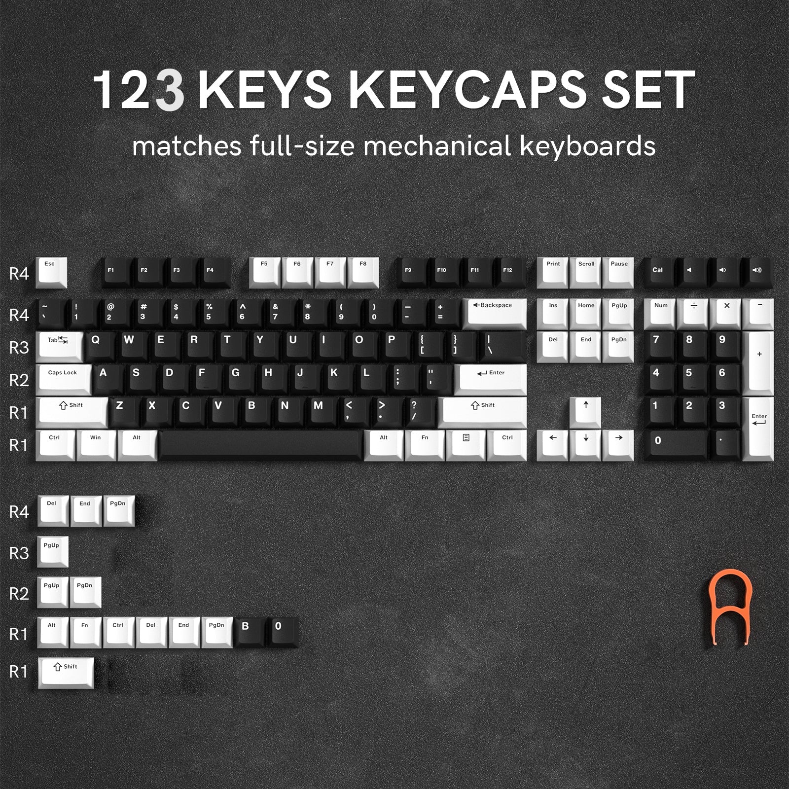Womier Retro Cherry Series Double-Shot Cherry Profile PBT Keycaps - Womier Keyboard