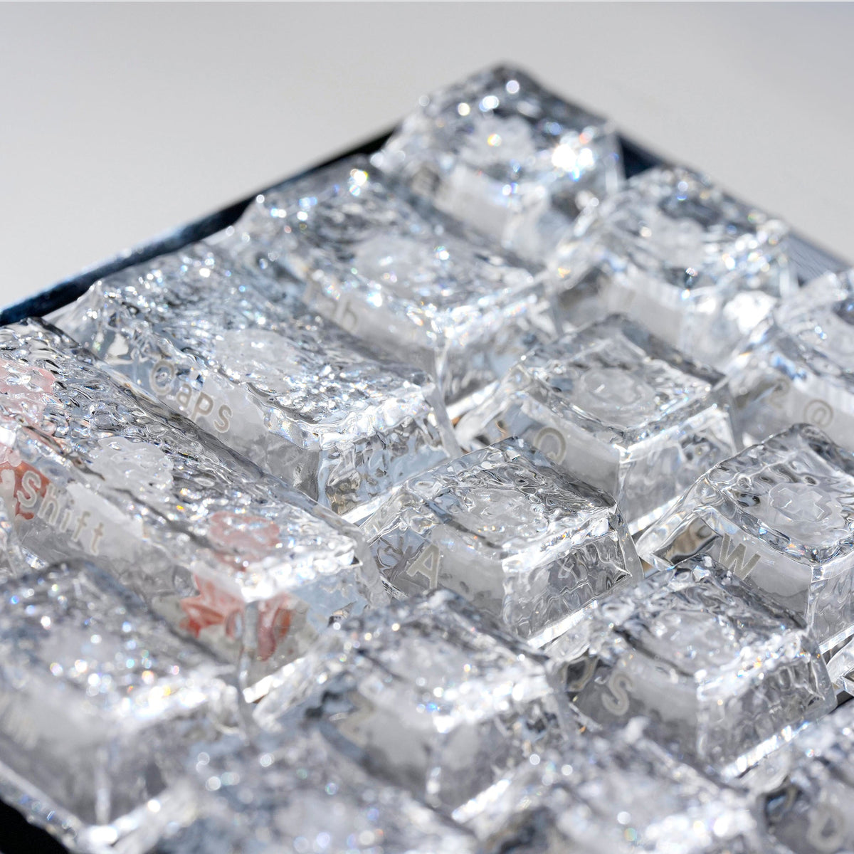 Womier Ripple Clear PC Side-Printed Keycaps 126 Keys - Womier Keyboard
