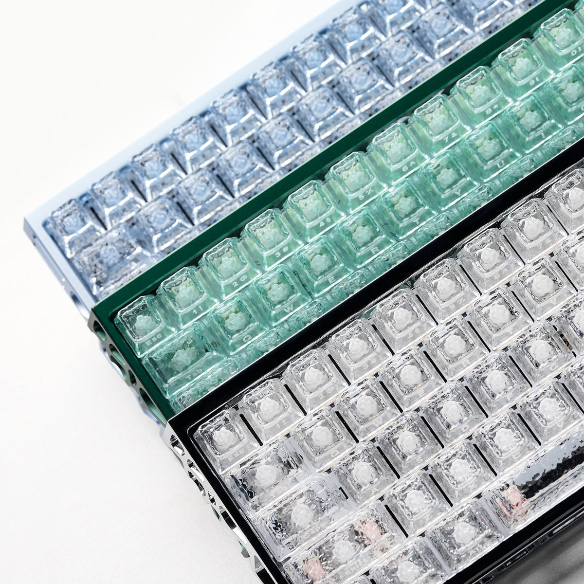 Womier Ripple Clear PC Side-Printed Keycaps 126 Keys - Womier Keyboard