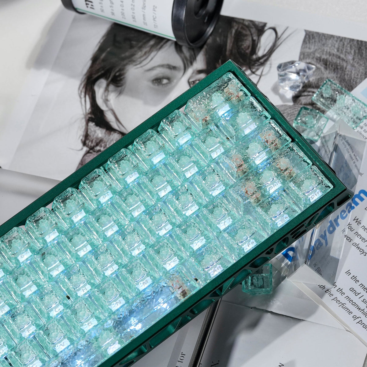 Womier Ripple Clear PC Side-Printed Keycaps 126 Keys - Womier Keyboard