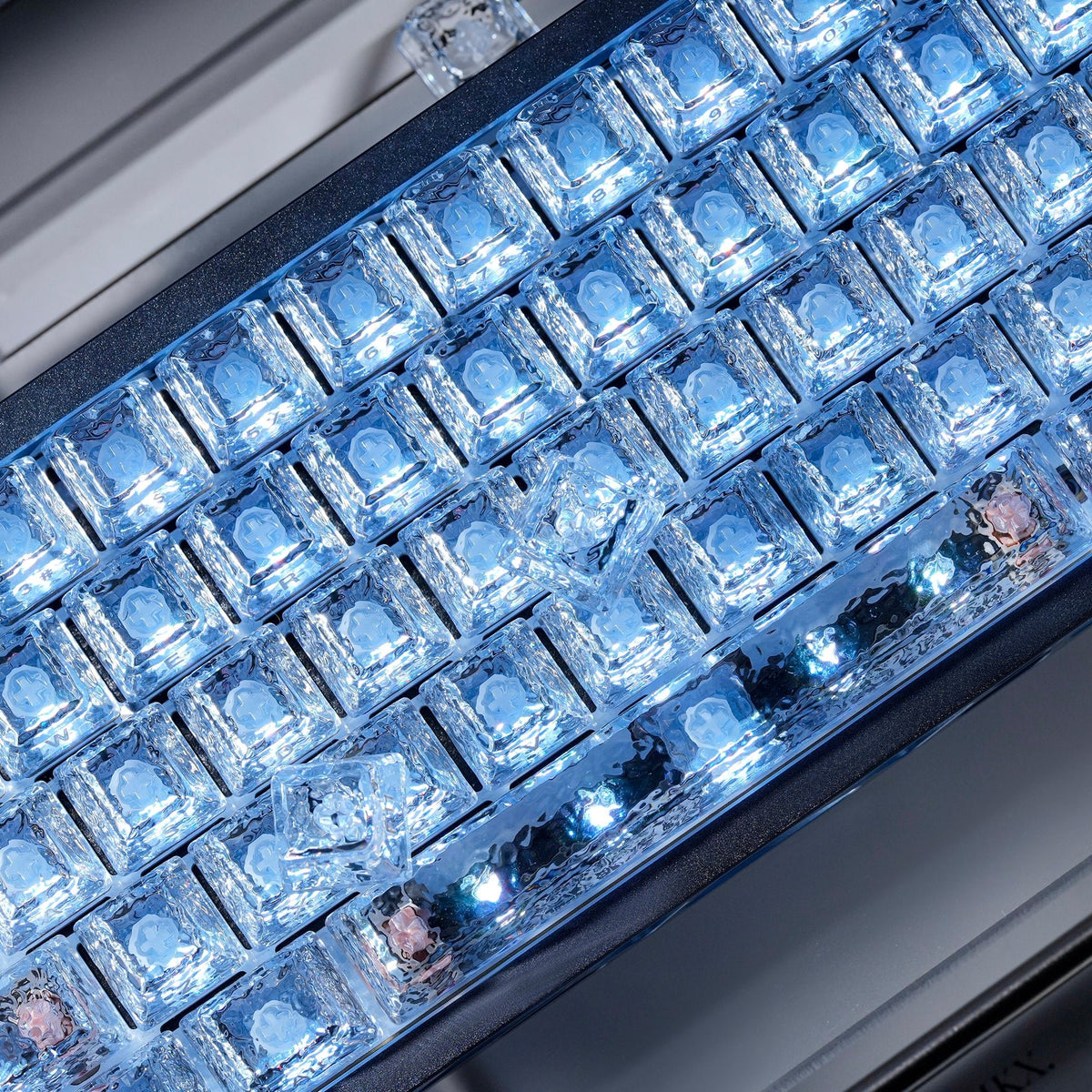 Womier Ripple Clear PC Side-Printed Keycaps 126 Keys - Womier Keyboard