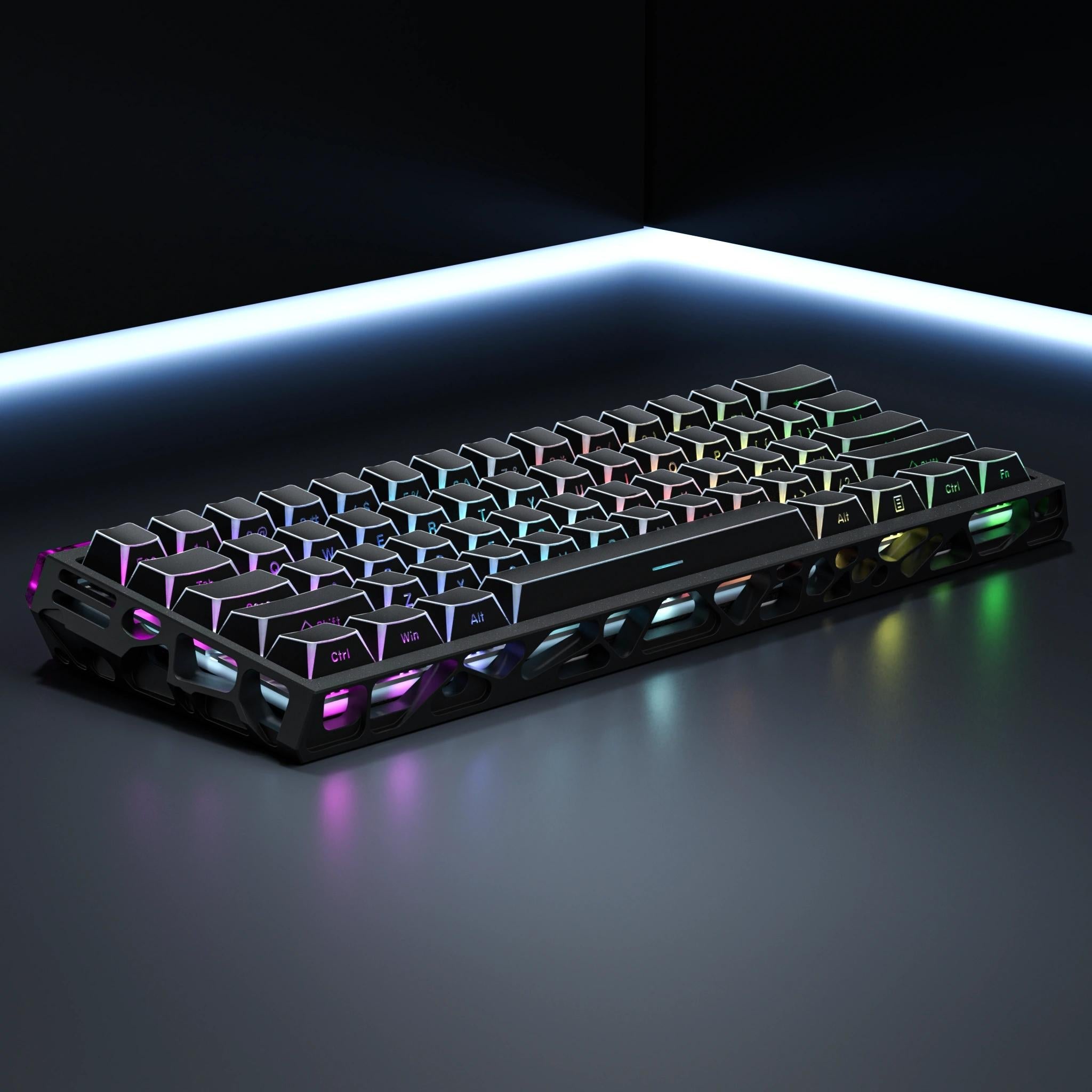 Womier SK61 HE Wireless Magnetic Switch 60% Aluminum Hollow Design Gaming Keyboard - Womier Keyboard