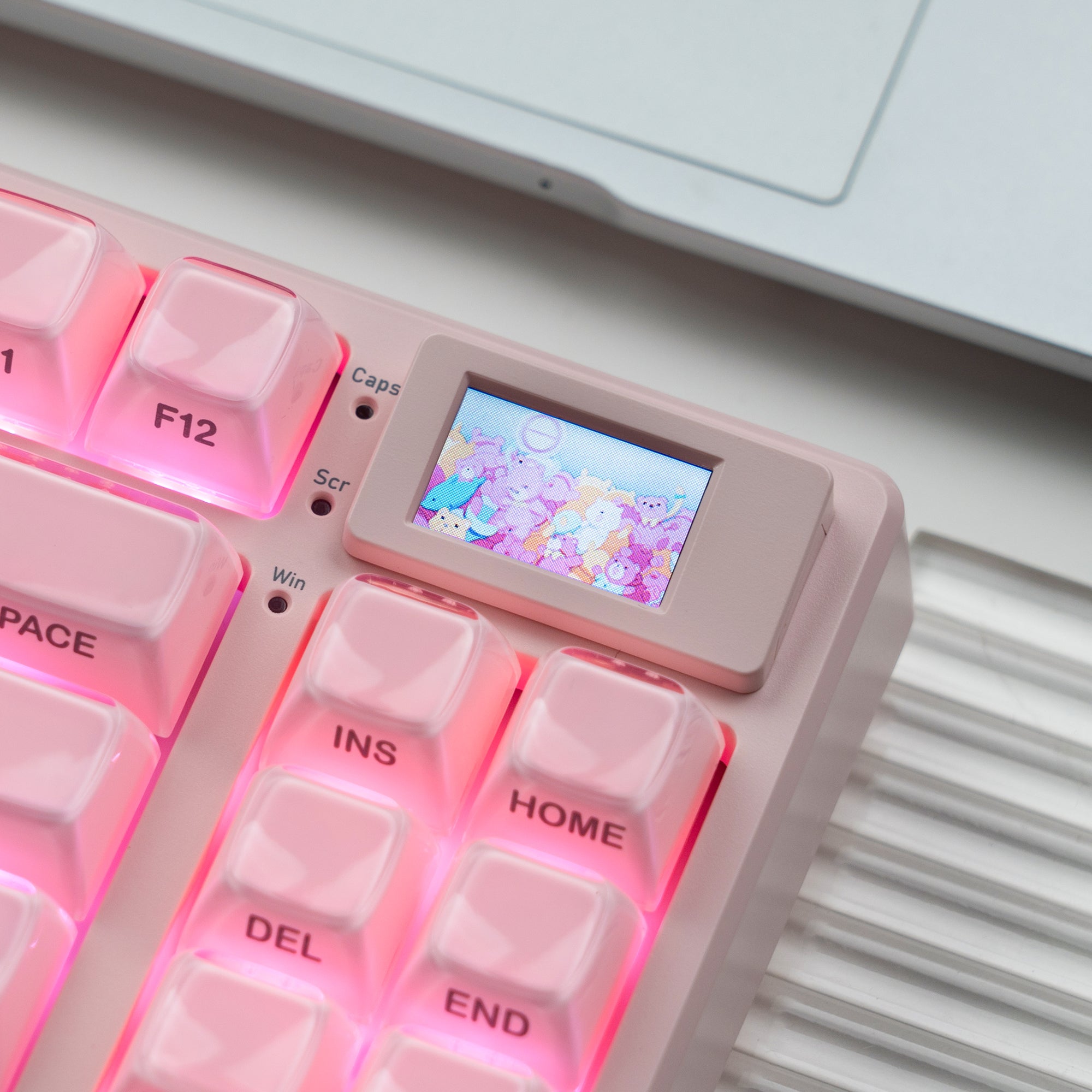 Womier SK80 Pro Themed 75% Wireless Mechanical Keyboard with Multimedia Display