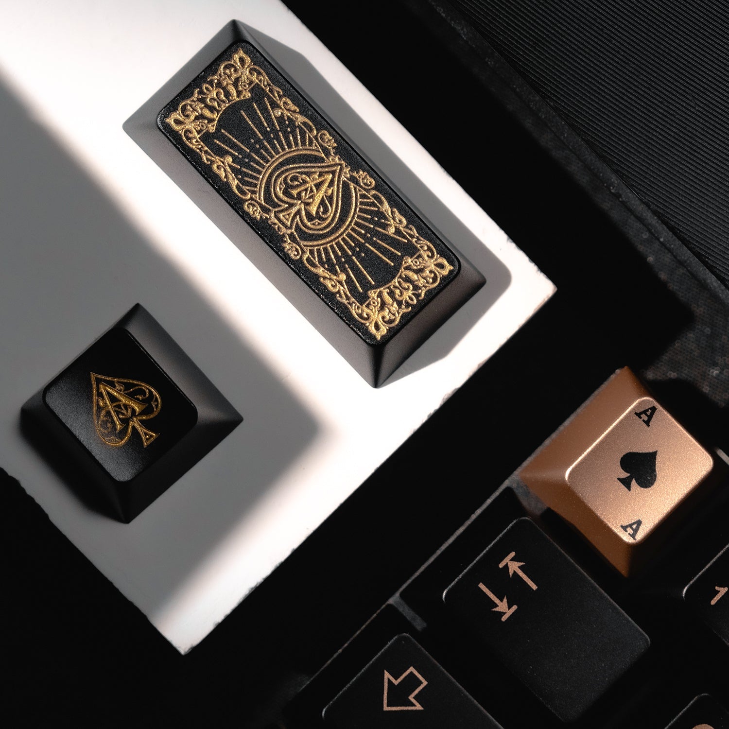 Womier Spade 112 - Key Cherry Profile Metallic Coating Keycap Set - Womier Keyboard