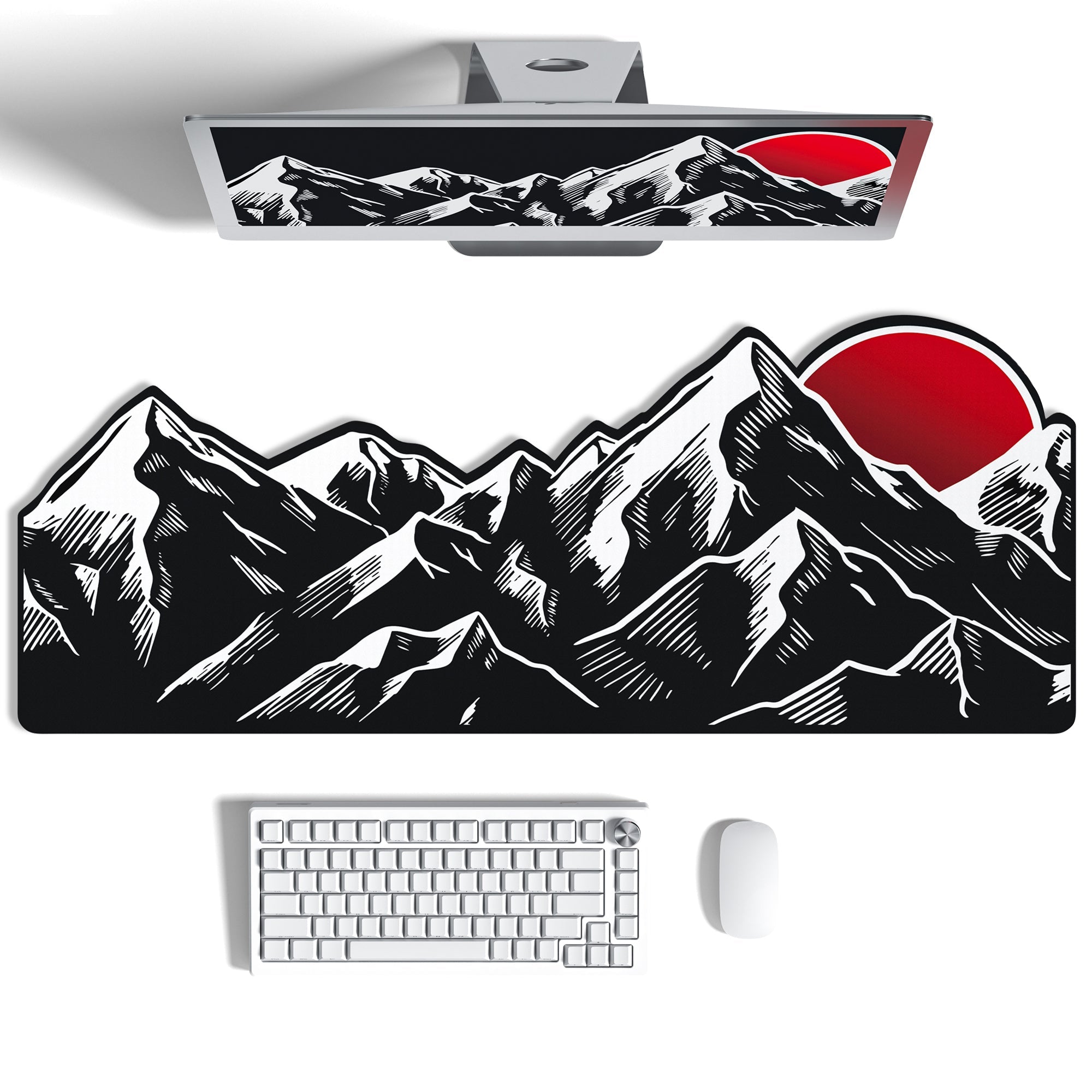 Womier Sunrise Themed Large Desk Mat - Womier Keyboard