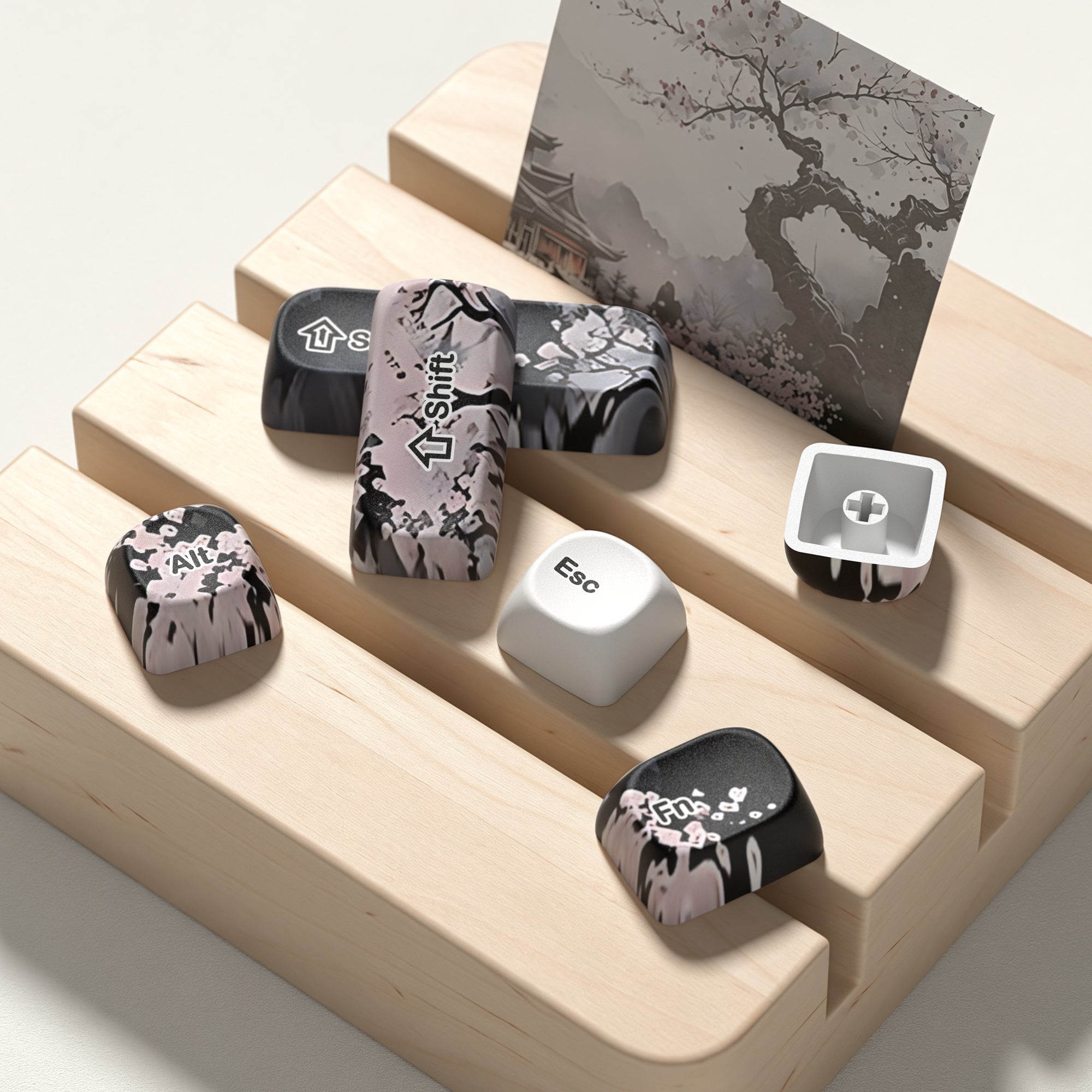 Womier UKIYOE MOA Profile Dye-Sublimation PBT Keycap Set - Womier Keyboard