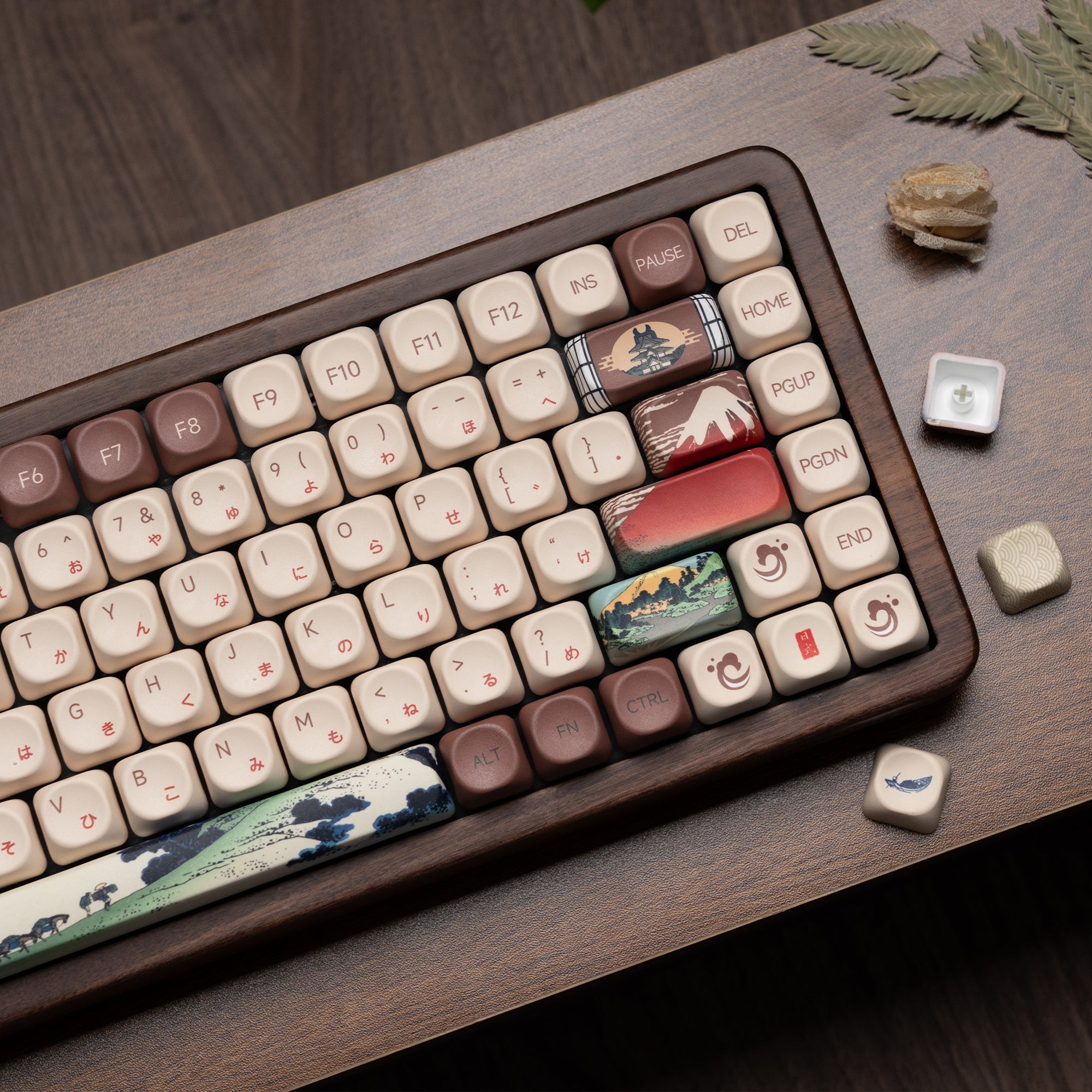 Womier UKIYOE MOA Profile Dye - Sublimation PBT Keycap Set - Womier Keyboard