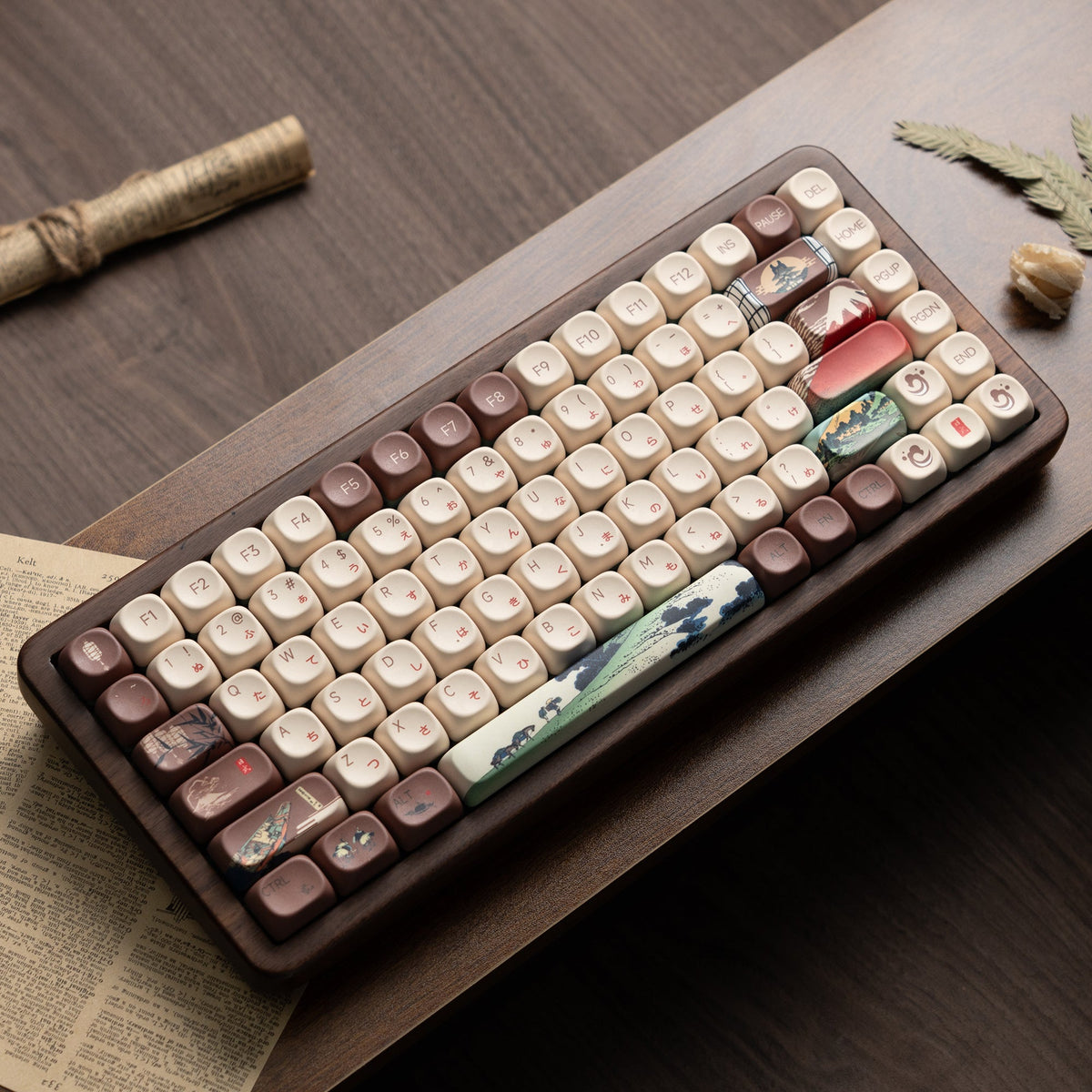 Womier Keyboard Womier UKIYOE MOA Profile Dye-Sublimation PBT Keycap Set