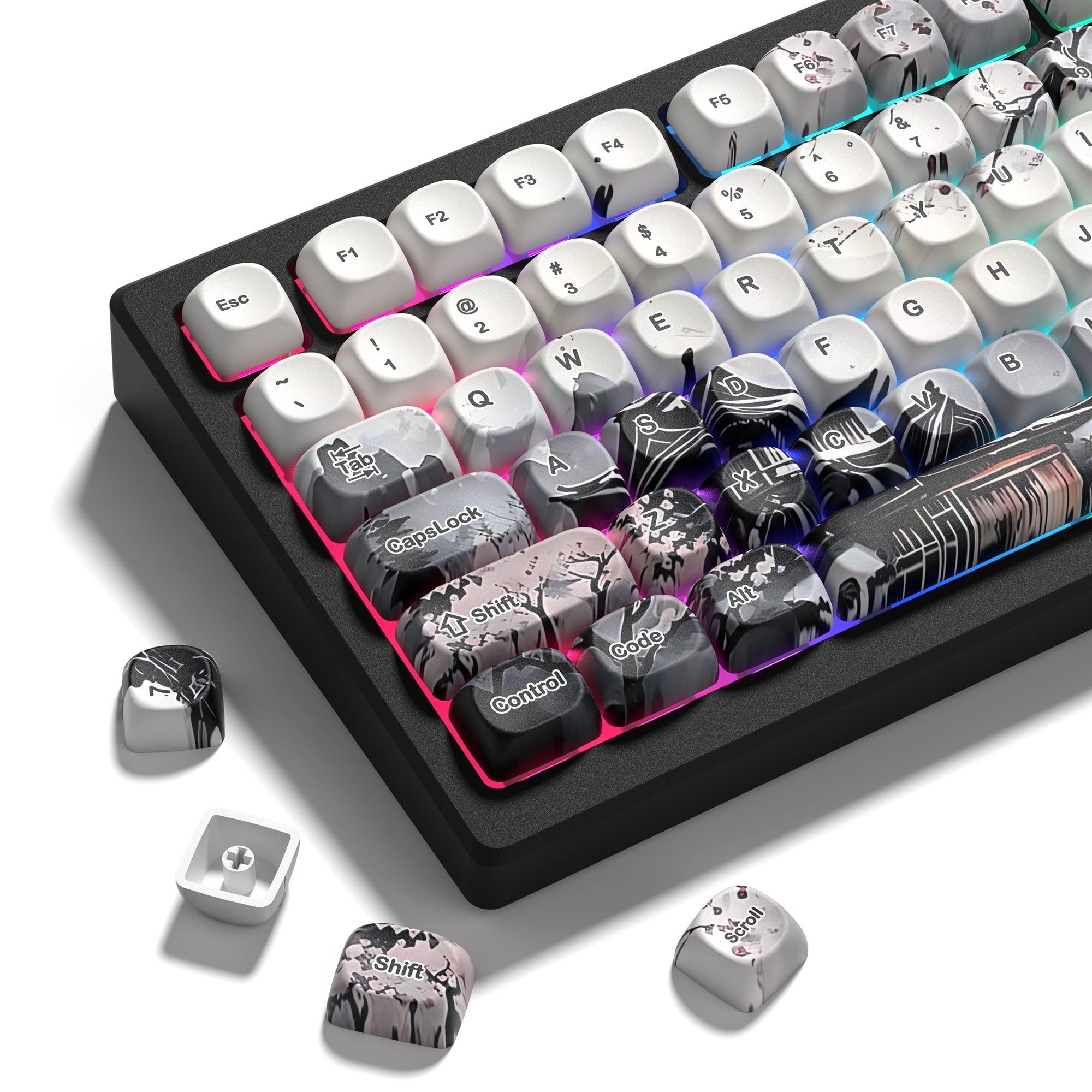 Womier UKIYOE MOA Profile Dye-Sublimation PBT Keycap Set - Womier Keyboard