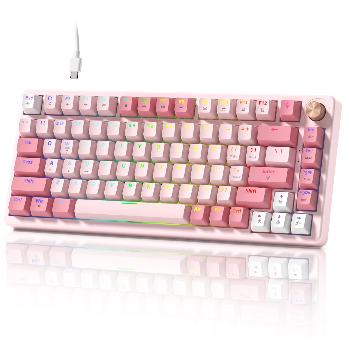 Womier Keyboard Womier VK75 75% Wired Gasket Mechanical Keyboard