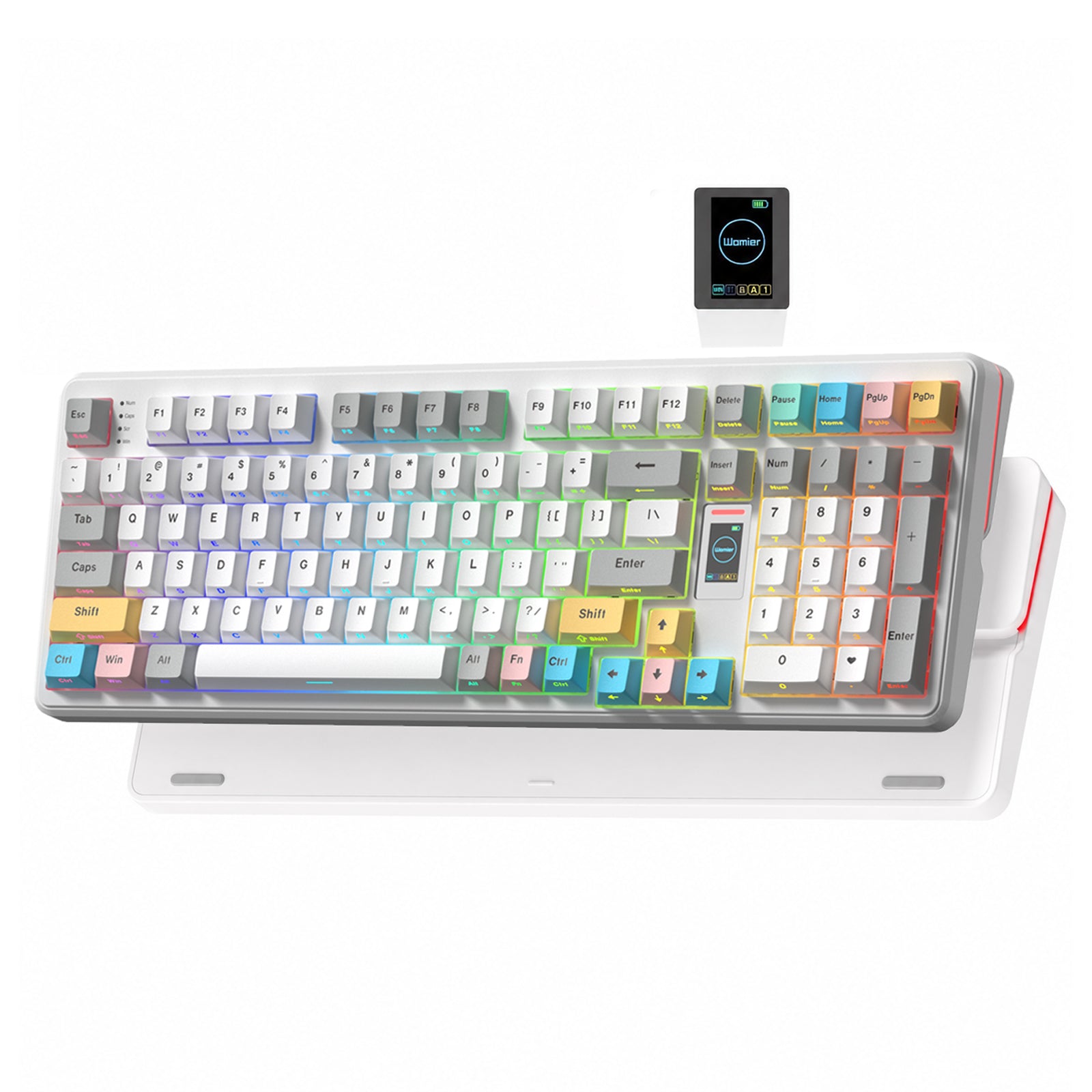 Womier WK98 98% Multimedia Screen Mechanical Gaming Keyboard - Womier Keyboard