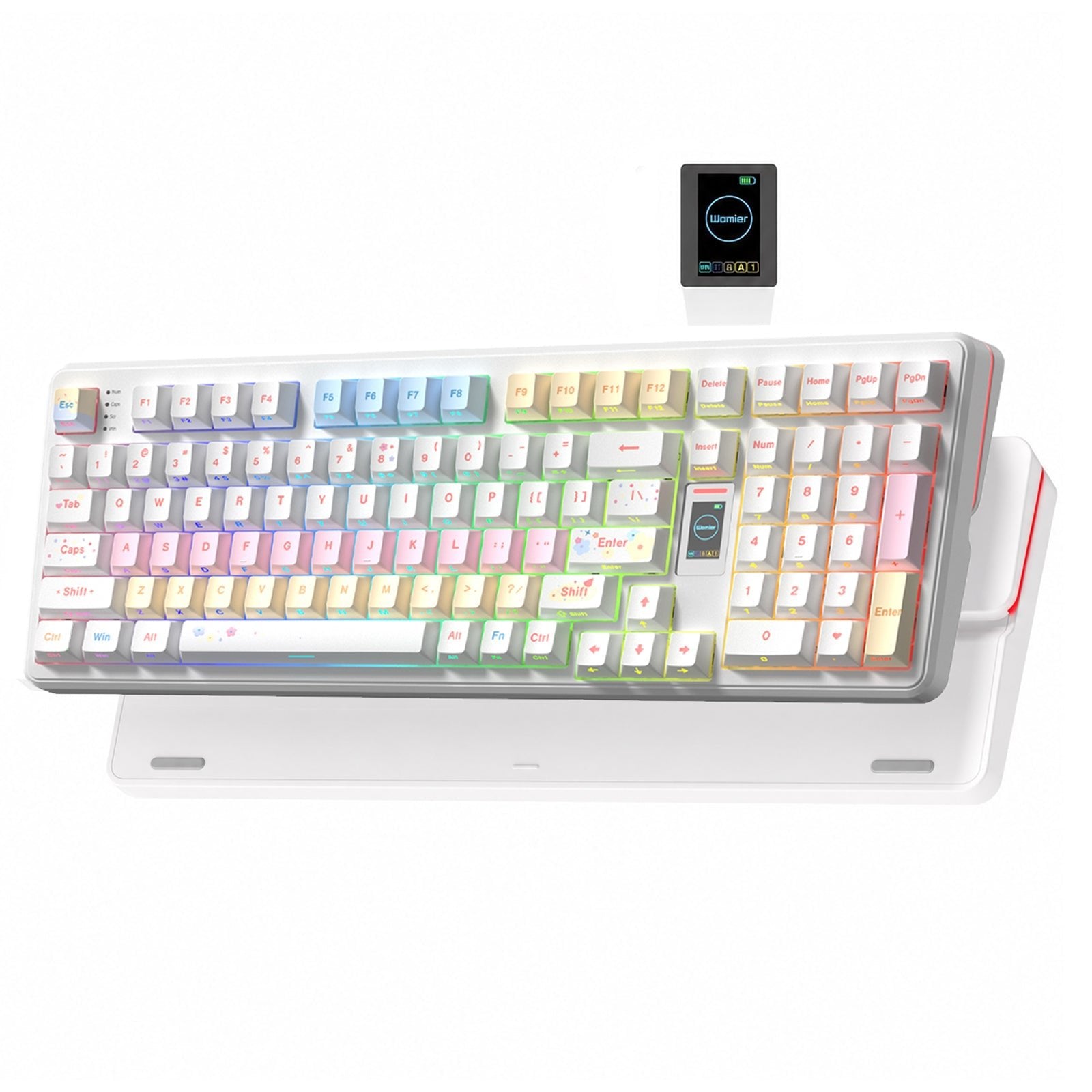 Womier WK98 98% Multimedia Screen Mechanical Gaming Keyboard - Womier Keyboard