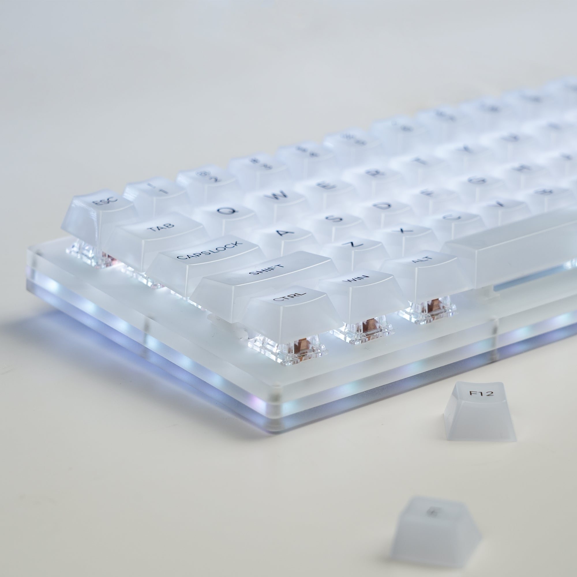 Womier Frost Translucent Cherry Profile Keycap Full Set (141-Key)