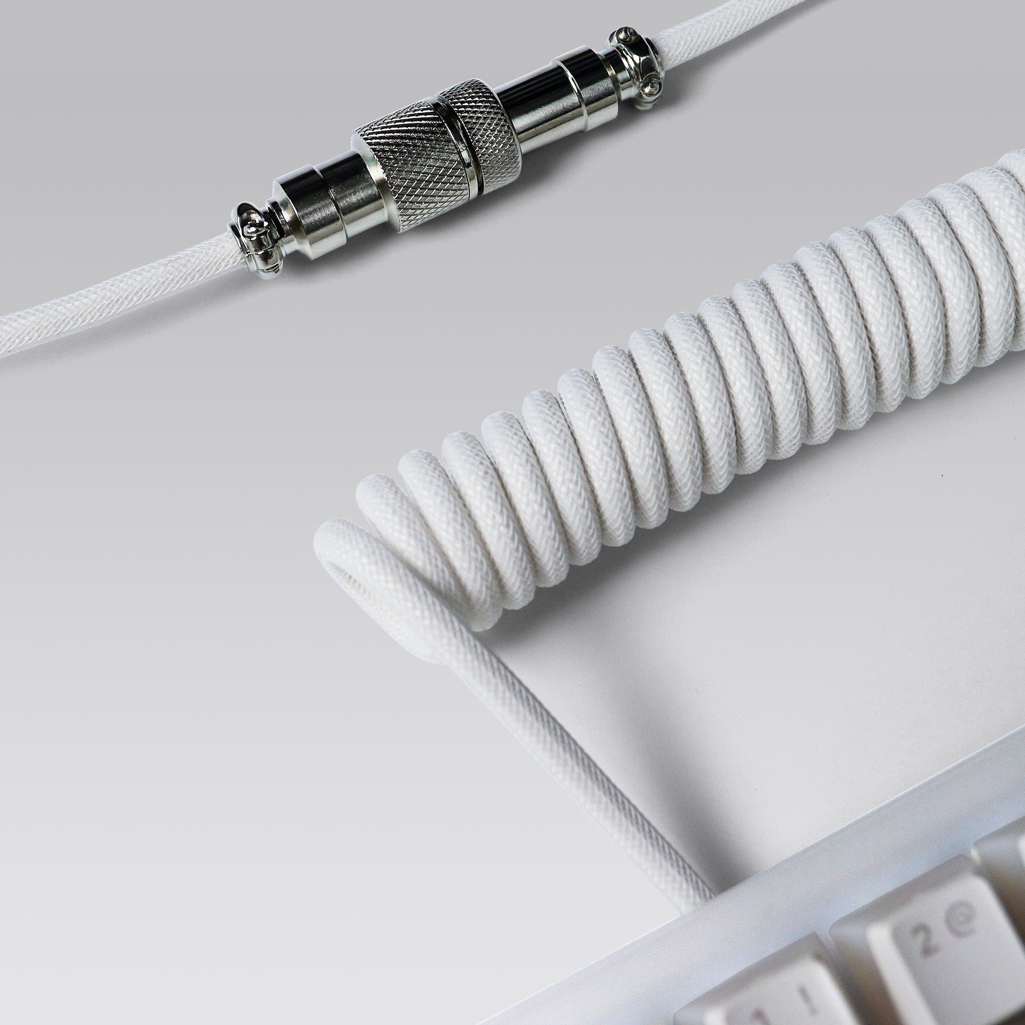 Womier Pro Braided Coiled Aviator USB Cable (2 Colors) - Womier Keyboard